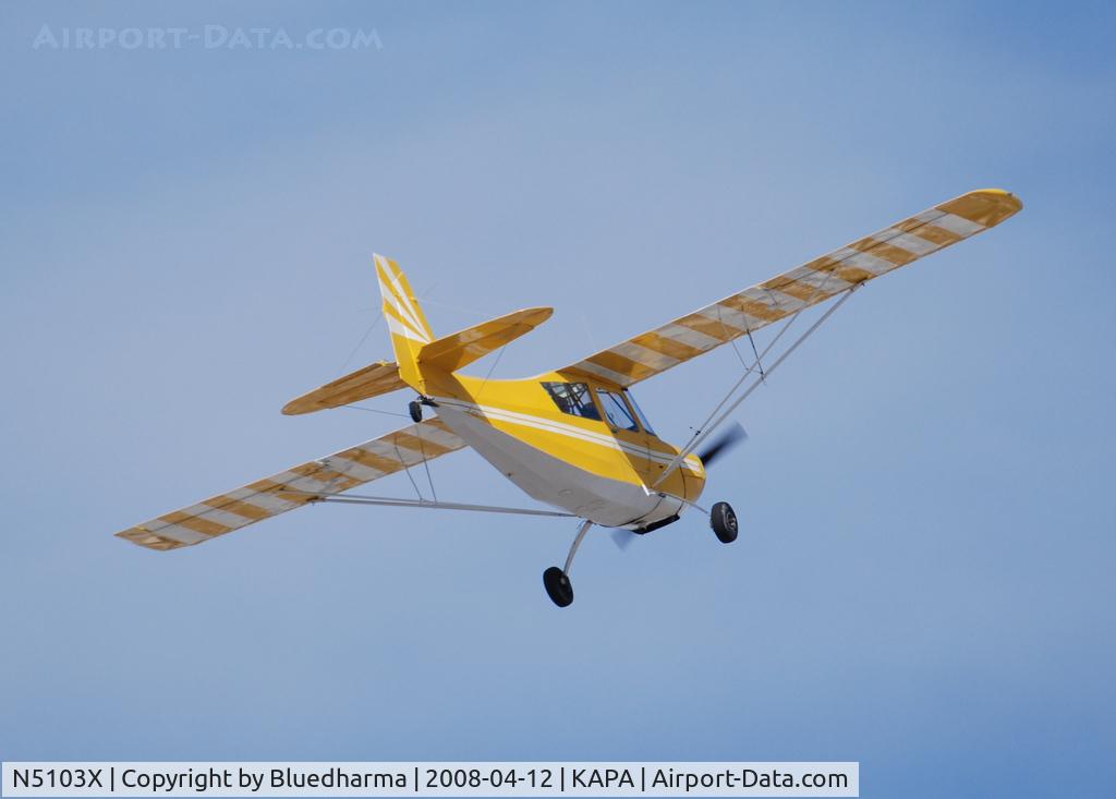 N5103X, 1969 Champion 7KCAB C/N 166, Takeoff from 35R.