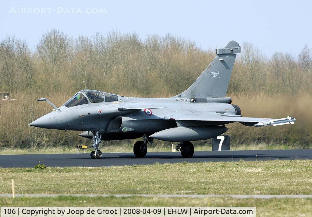 106, Dassault Rafale C C/N 106, A new bird in the skies: the Dassault Rafale. Seen during the exercise Frisian Flag 2008