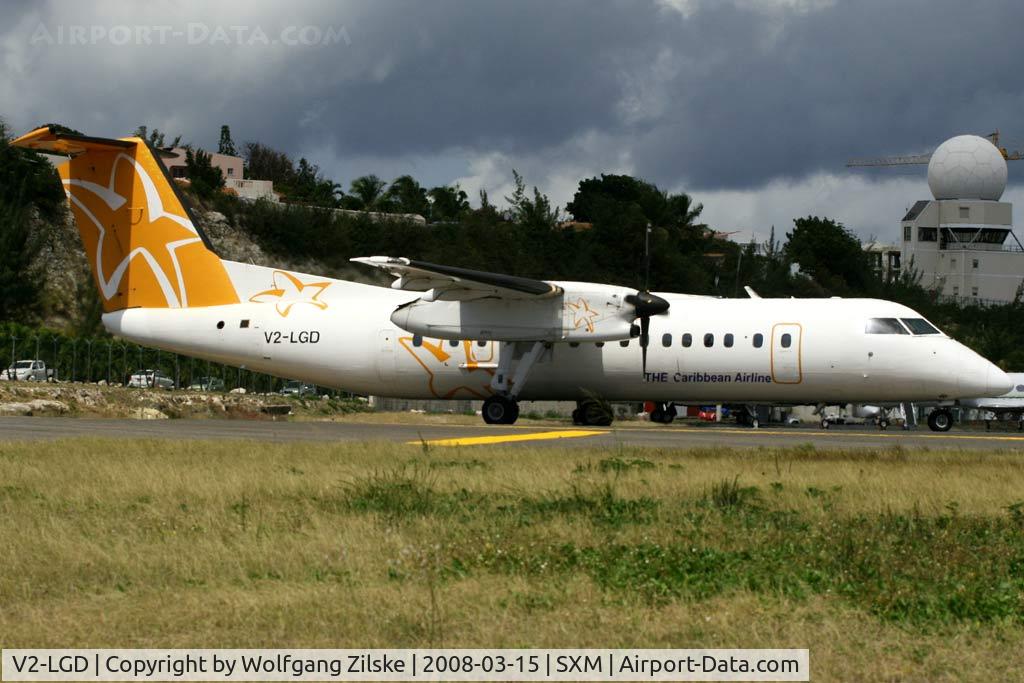 V2-LGD, 1991 De Havilland Canada DHC-8-311 Dash 8 C/N 300, visitor