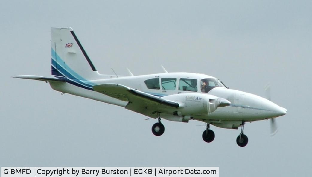 G-BMFD, 1979 Piper PA-23-250 Aztec F C/N 27-7954080, take-off