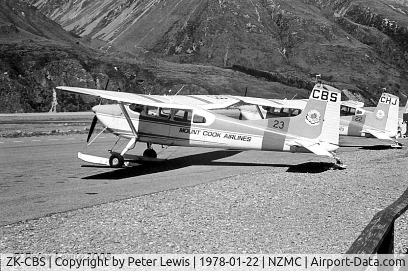 ZK-CBS, Cessna 185A Skywagon C/N 185-0398, The Mt Cook Group Ltd., Christchurch