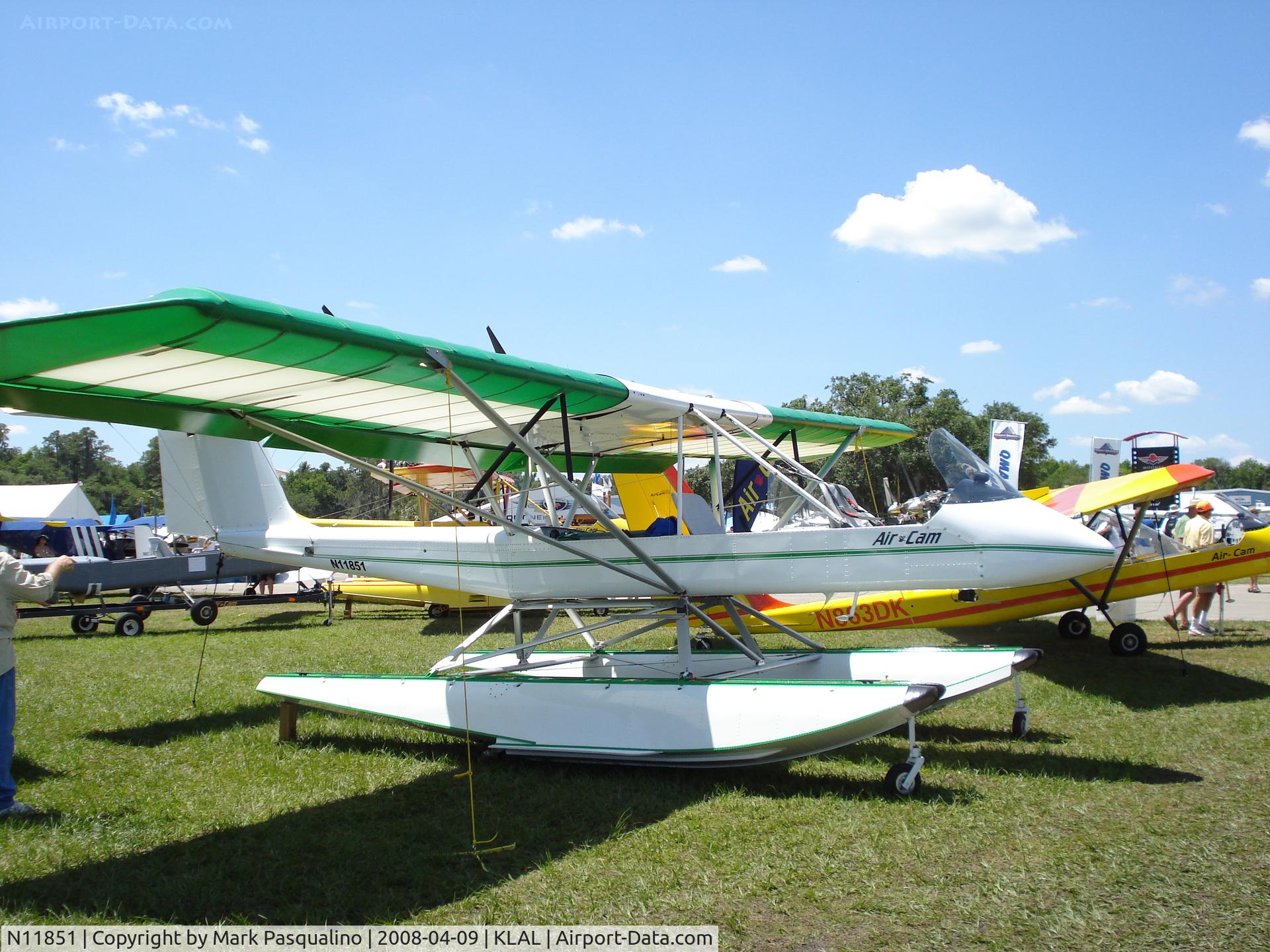 N11851, 1999 Leza-Lockwood Air Cam C/N AC018, Air Cam