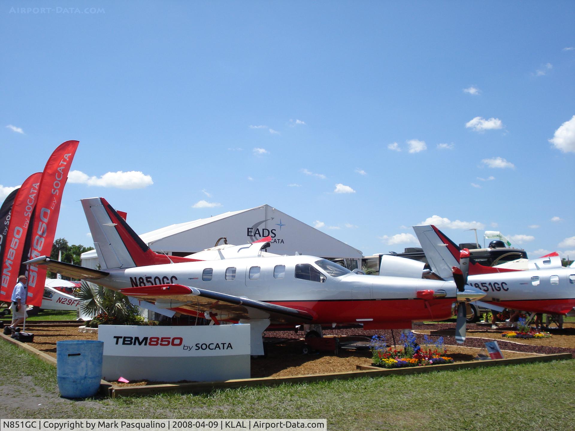 N851GC, 2008 Socata TBM-700 C/N 442, TBM 850
