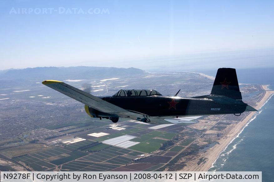 N9278F, 1964 Nanchang CJ-6A C/N 1032018, Nanchang CJ-6A