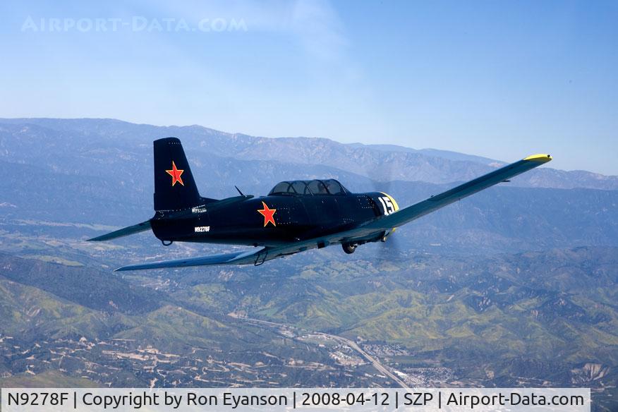 N9278F, 1964 Nanchang CJ-6A C/N 1032018, Nanchang CJ-6A