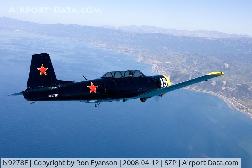 N9278F, 1964 Nanchang CJ-6A C/N 1032018, Nanchang CJ-6A