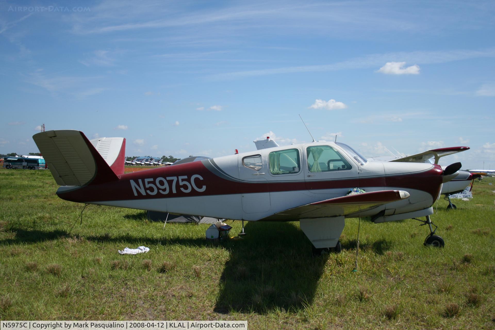 N5975C, 1952 Beech C35 Bonanza Bonanza C/N D-3327, Beech C35
