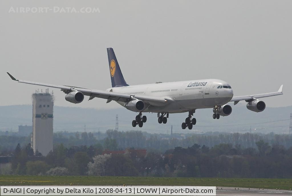 D-AIGI, 1994 Airbus A340-311 C/N 053, Lufthansa  A340-311 named Worms
