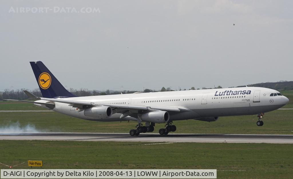 D-AIGI, 1994 Airbus A340-311 C/N 053, Lufthansa  A340-311 named Worms