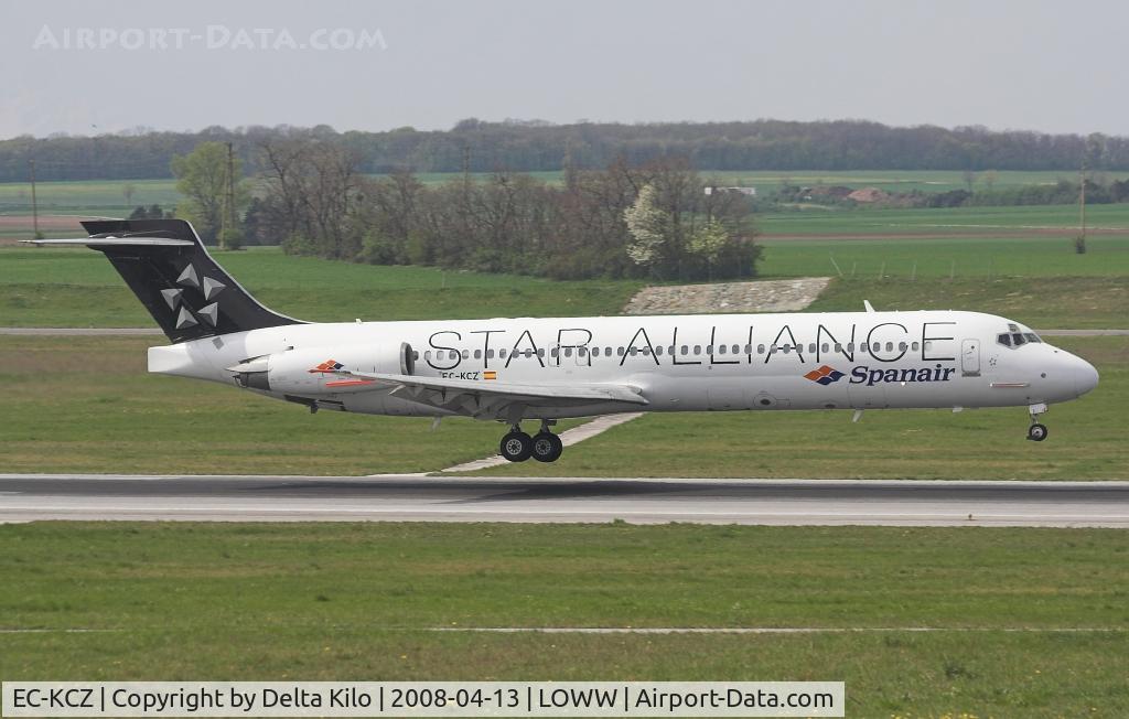 EC-KCZ, 1988 McDonnell Douglas MD-87 (DC-9-87) C/N 49609, SPANAIR MD87