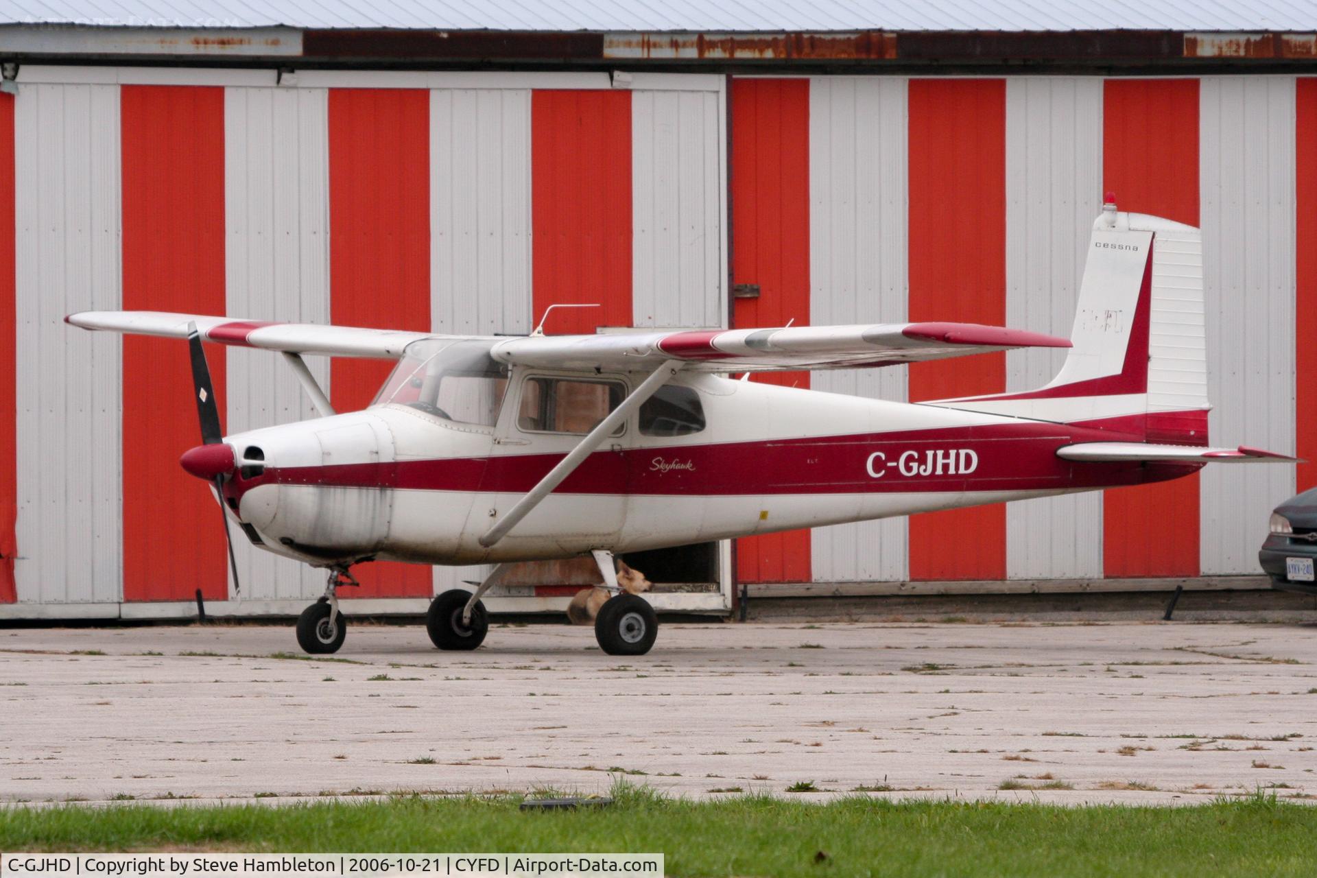 C-GJHD, 1955 Cessna 172 C/N 28151, At Brantford Municipal