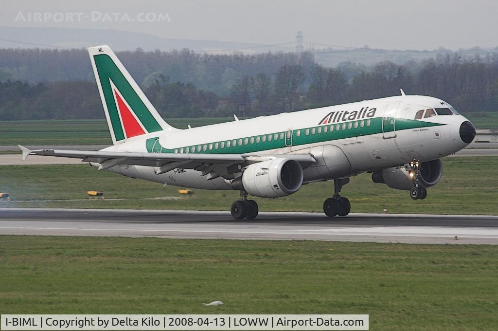 I-BIML, 2004 Airbus A319-112 C/N 2127, Alitalia