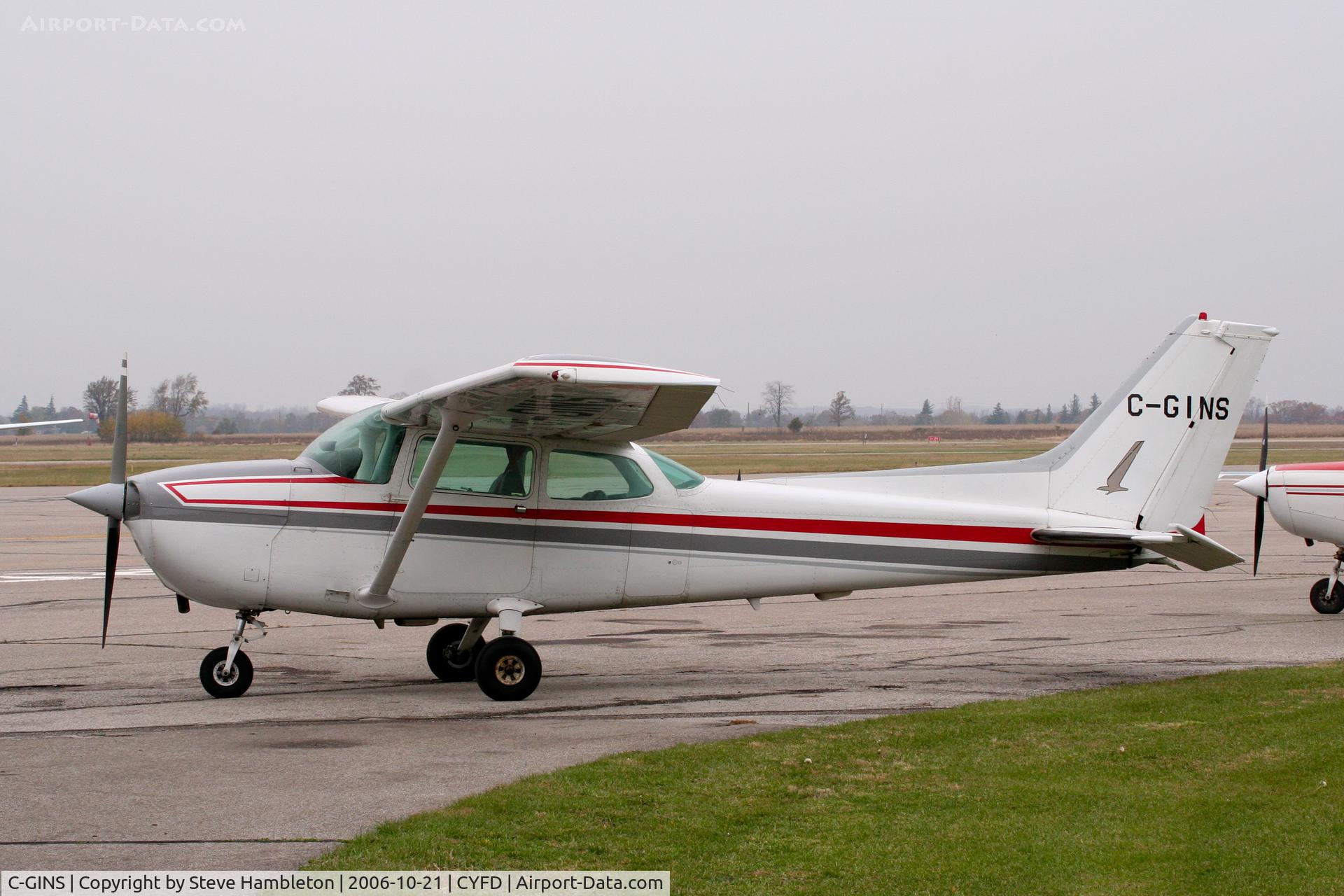 C-GINS, 1980 Cessna 172P C/N 17274449, At Brantford Municipal