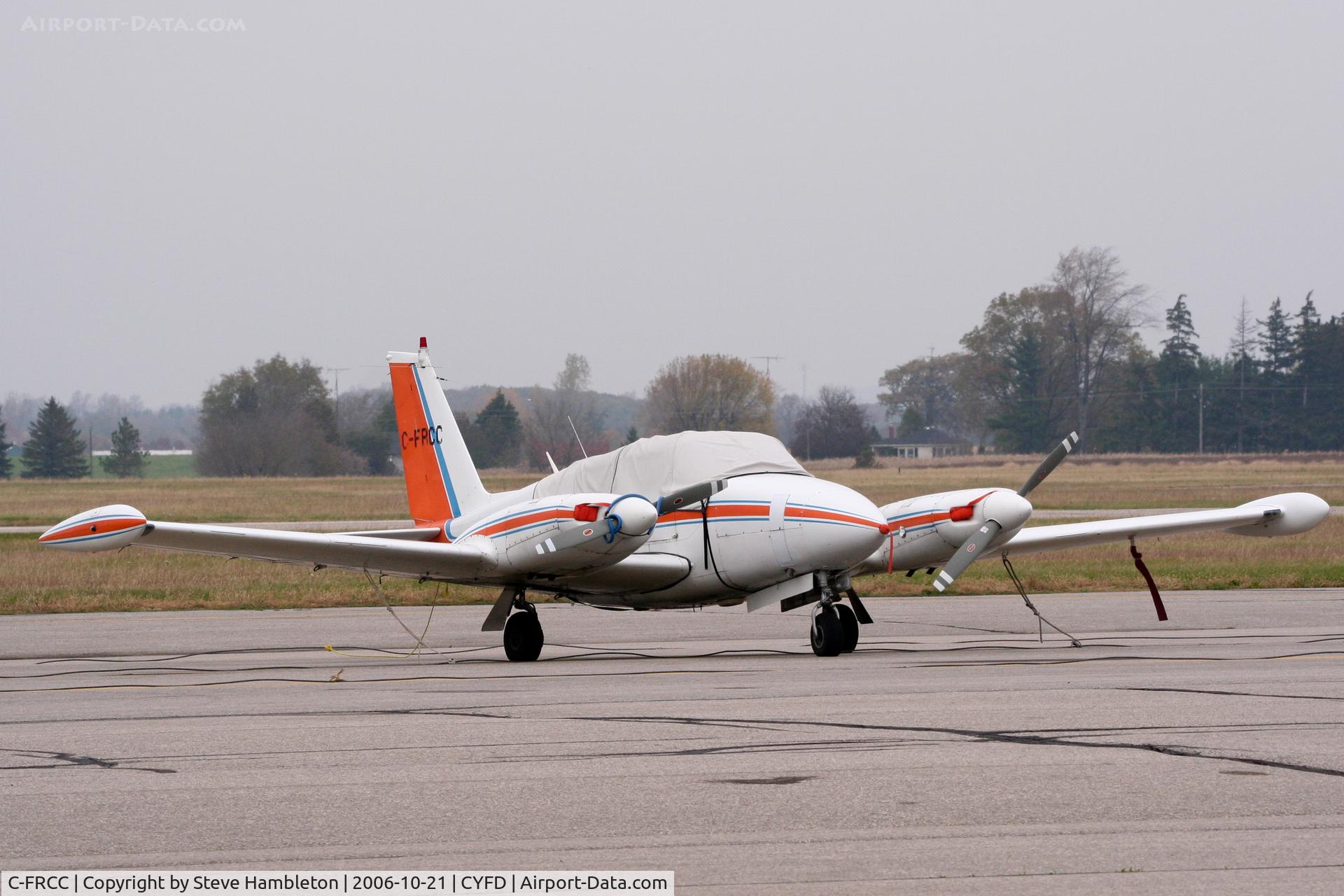 C-FRCC, 1967 Piper PA-30-160 B Twin Comanche C/N 30-1493, At Brantford Municipal
