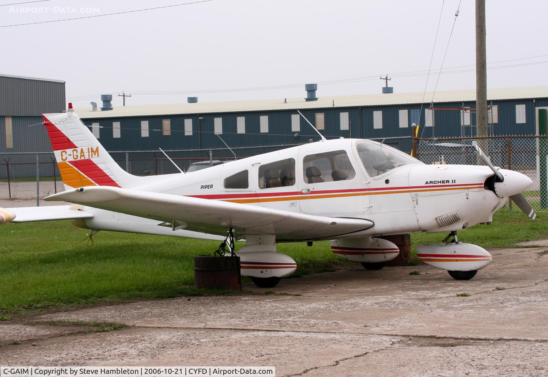 C-GAIM, 1977 Piper PA-28-181 C/N 28-7890214, At Brantford Municipal