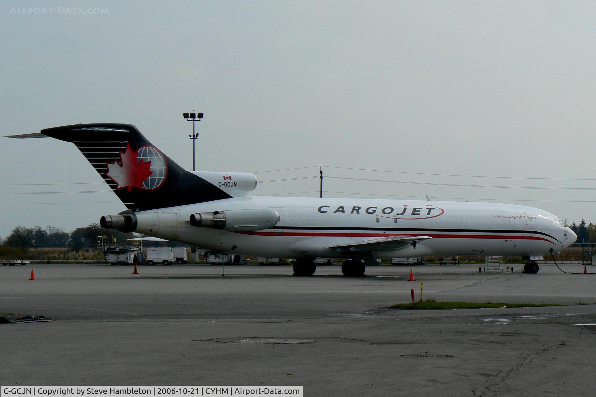 C-GCJN, 1978 Boeing 727-225 C/N 21451, Cargojet 727 at Hamilton Intenational.