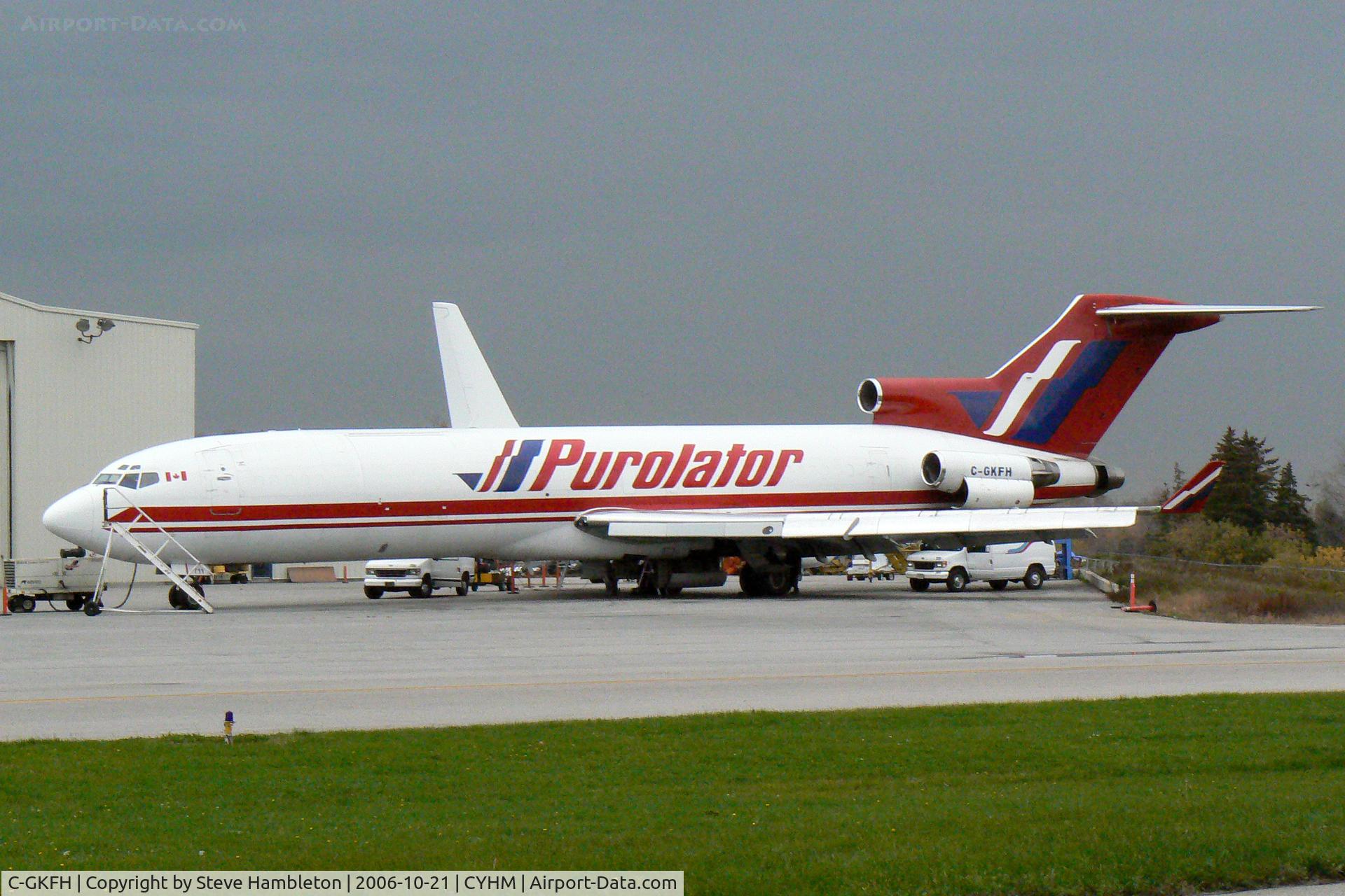 C-GKFH, 1969 Boeing 727-225F C/N 20153, Purolator 727 at Hamilton
