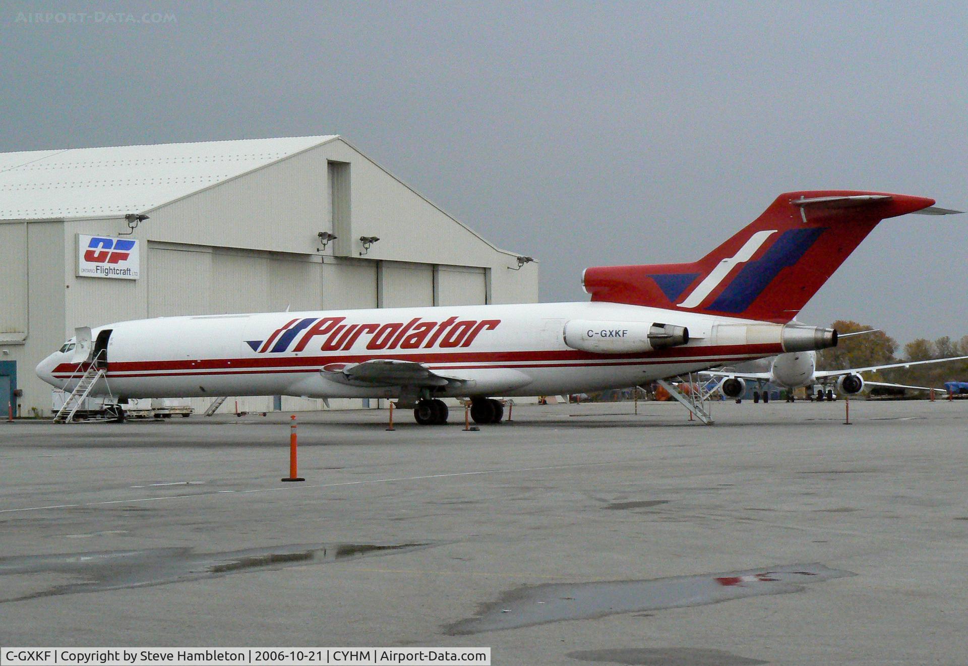 C-GXKF, 1978 Boeing 727-243 C/N 21663, Purolator 727 at Hamilton