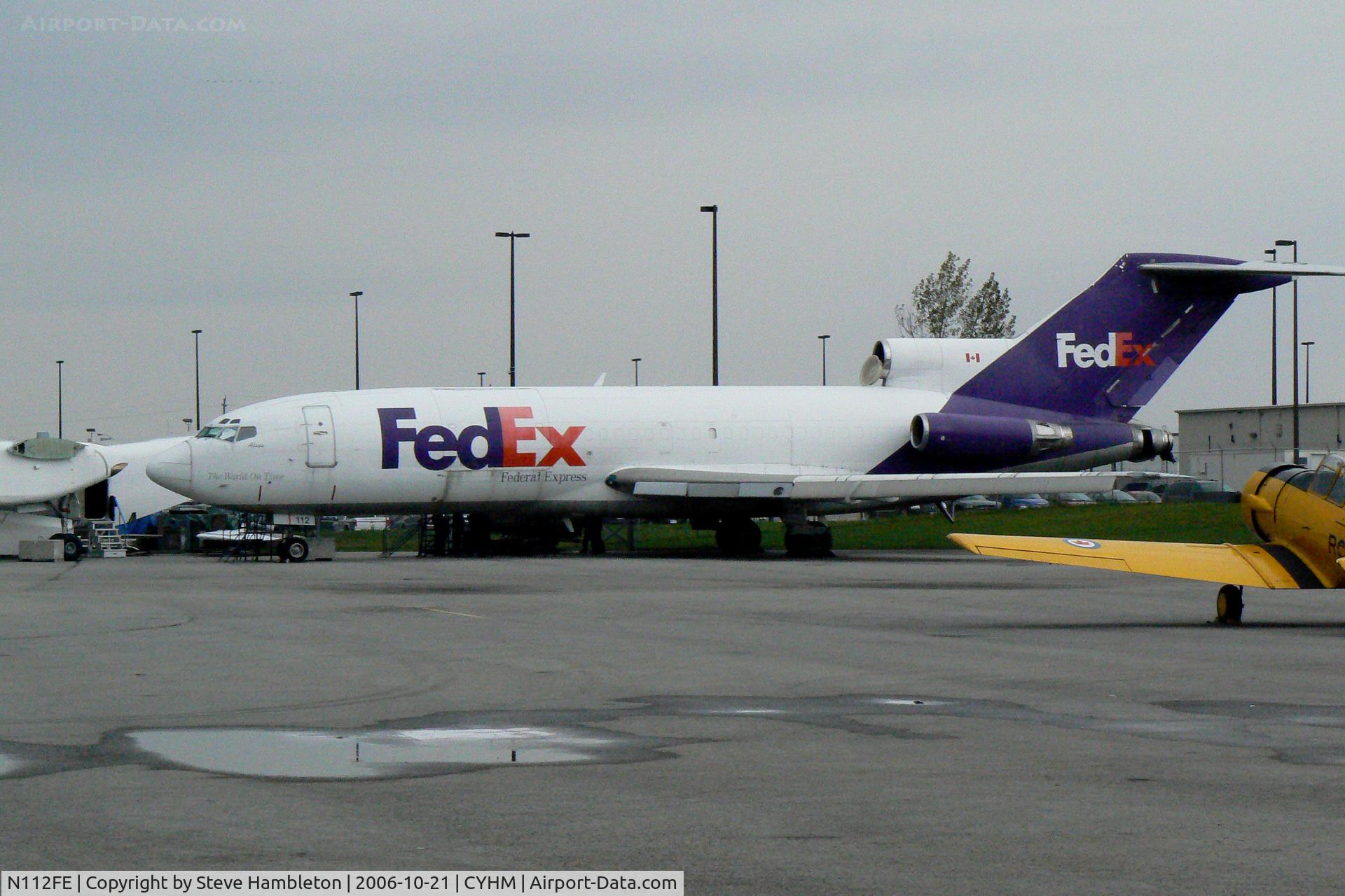 N112FE, 1968 Boeing 727-22C C/N 19890, FedEx 727 at Hamilton