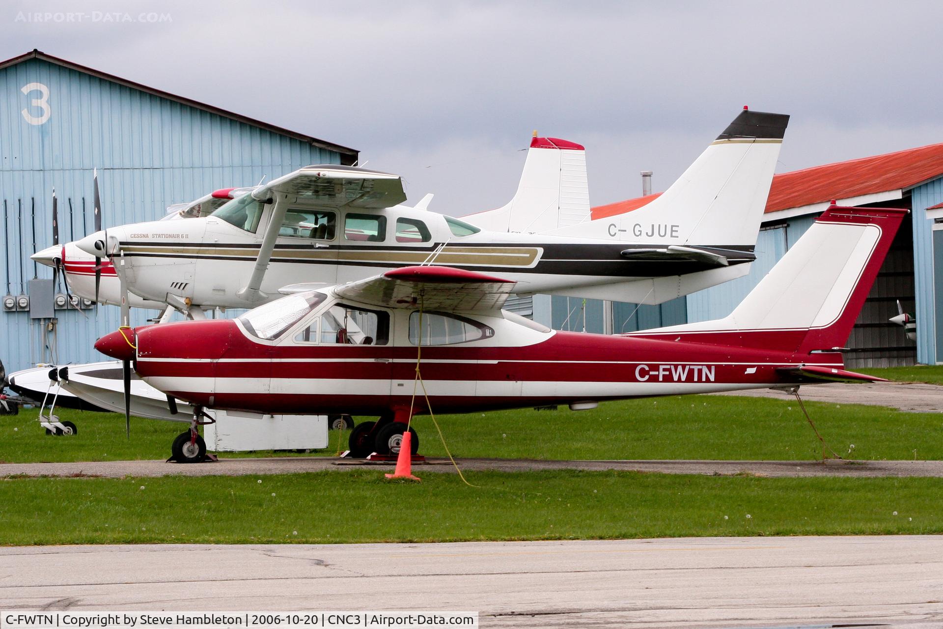 C-FWTN, 1968 Cessna 177 Cardinal C/N 17700924, At Brampton, Ontario