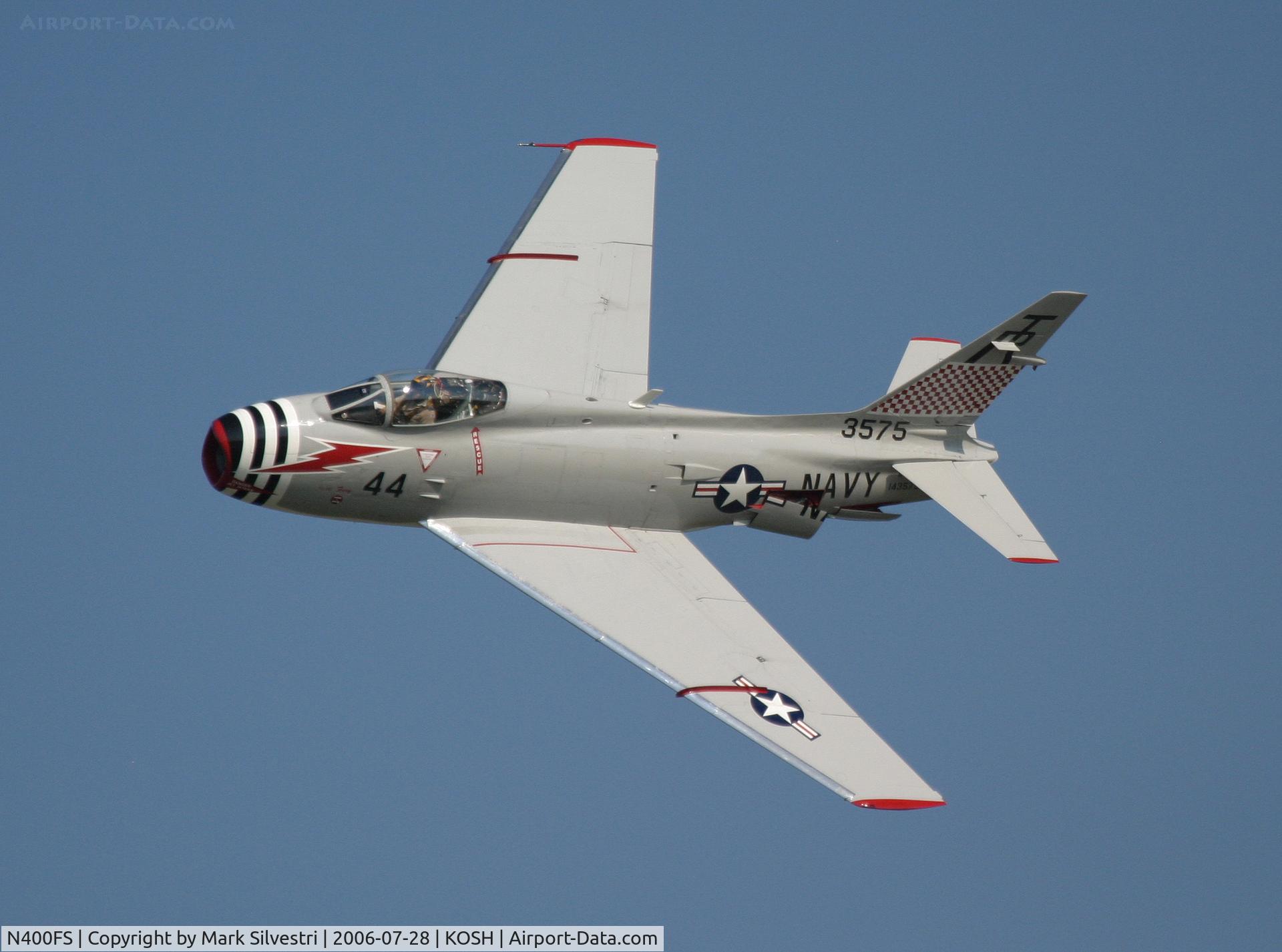 N400FS, 1958 North American AF-1E Fury C/N 244-83, Oshkosh 2006