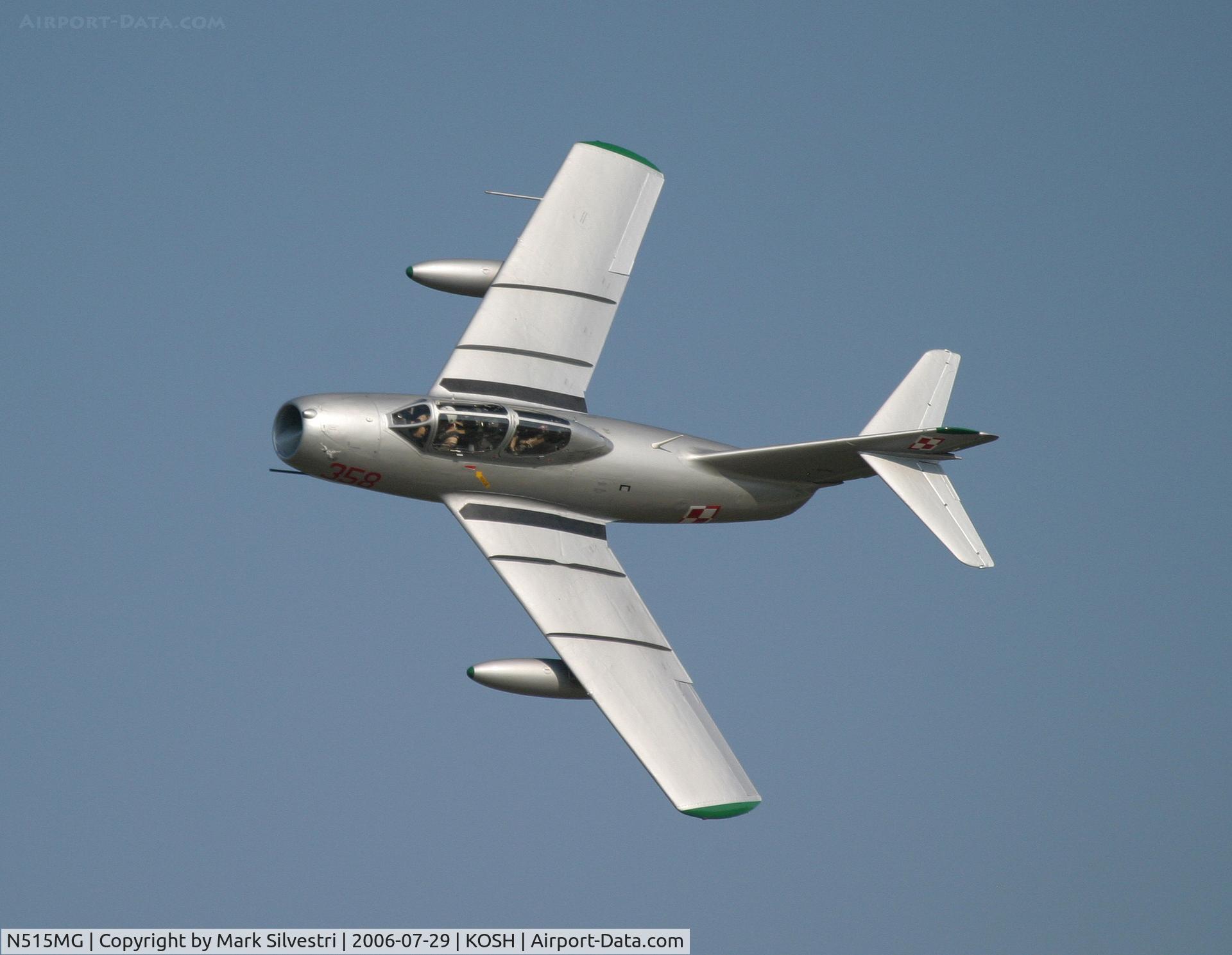 N515MG, 1953 Mikoyan-Gurevich MIG 15UTI C/N 1A03508, Oshkosh 2006