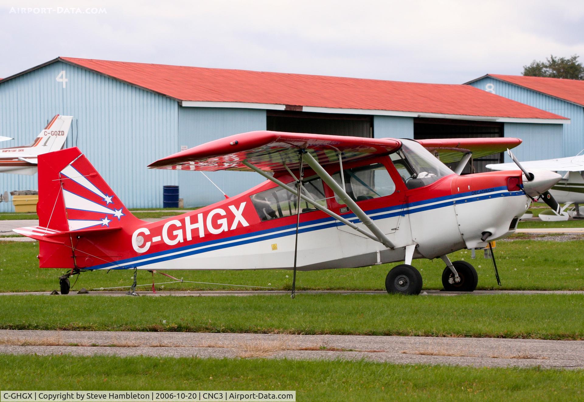 C-GHGX, Bellanca 8KCAB Decathlon C/N 176-75, At Brampton, Ontario