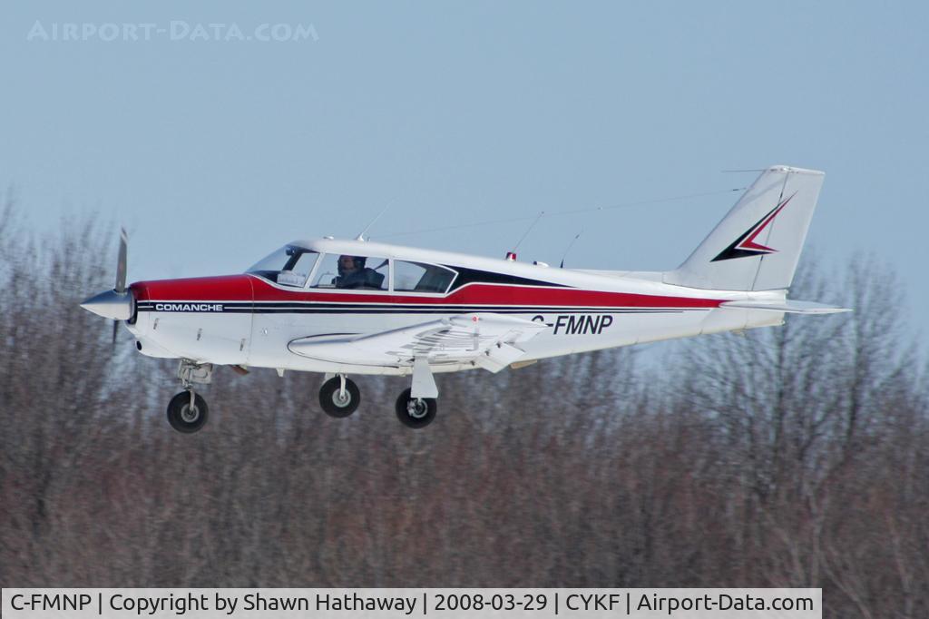 C-FMNP, 1960 Piper PA-24 Comanche C/N 24-2285, Landing Runway 32 (Canon XT, 70-300mm)