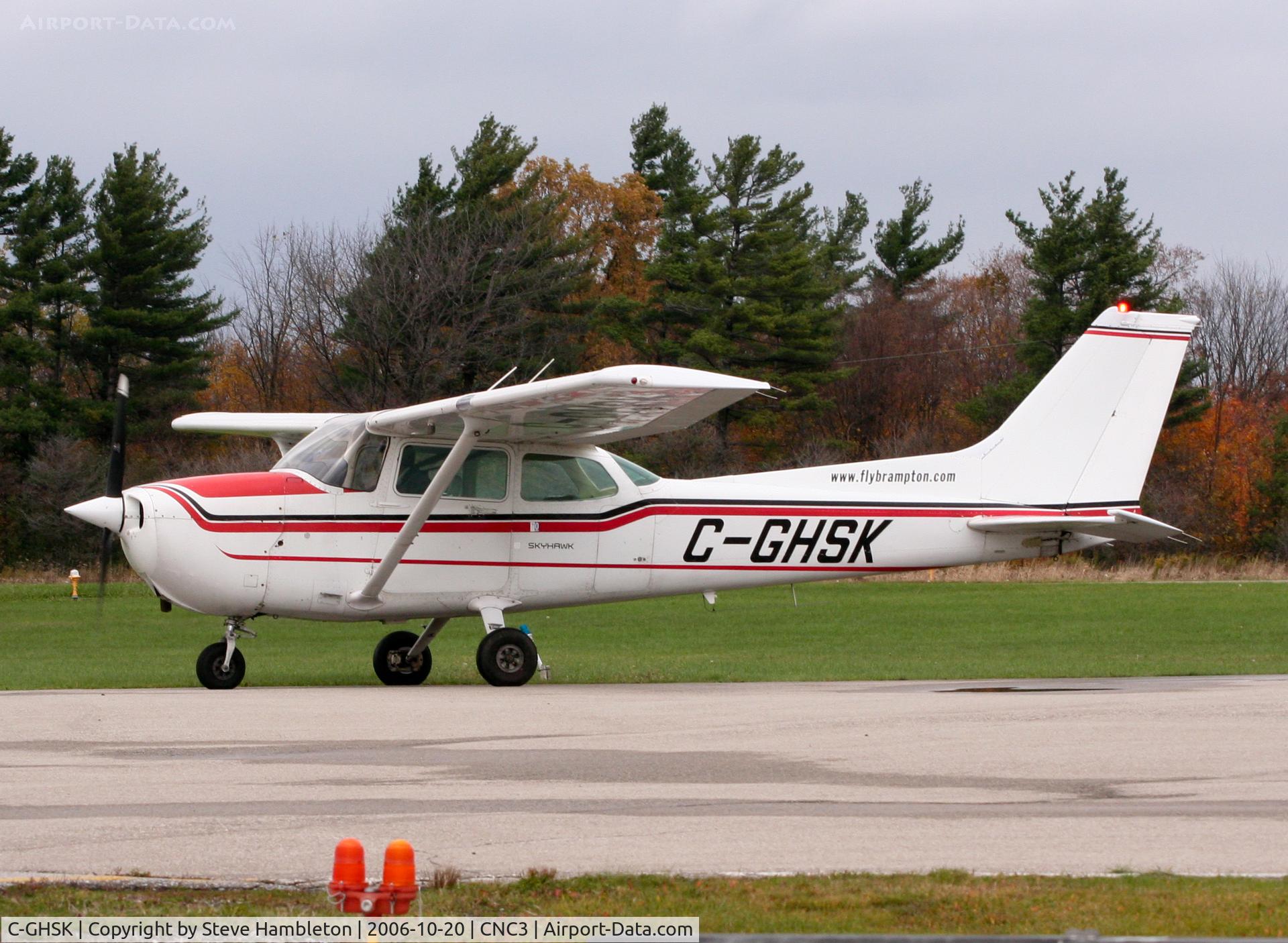C-GHSK, 1984 Cessna 172P C/N 17276267, At Brampton, Ontario