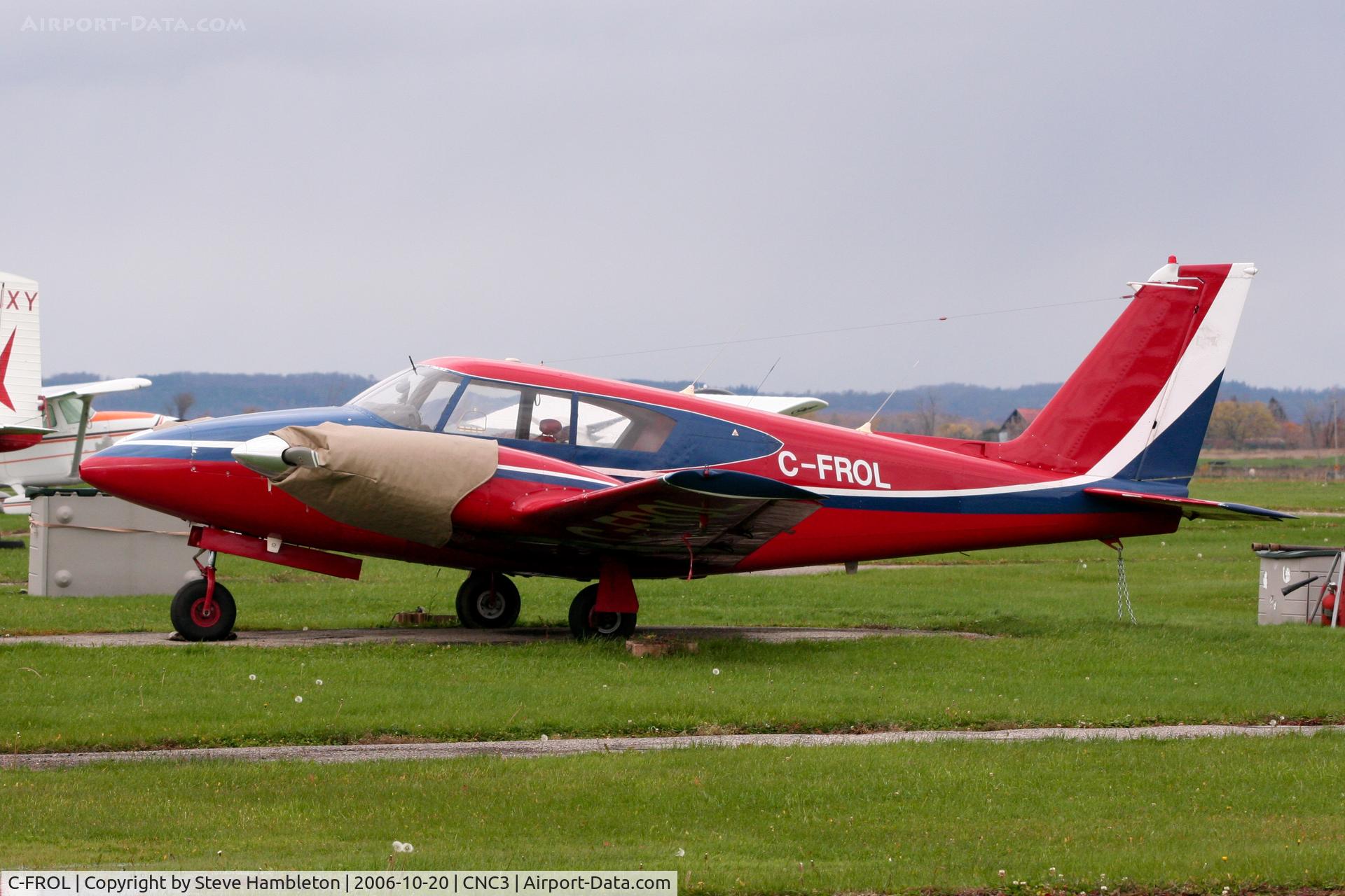 C-FROL, 1965 Piper PA-30-160 Twin Comanche Twin Comanche C/N 30-763, At Brampton, Ontario