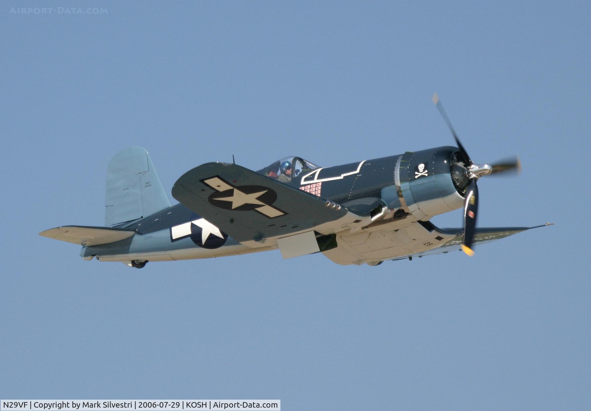 N29VF, 1945 Goodyear FG-1D Corsair C/N 3997, Oshkosh 2006