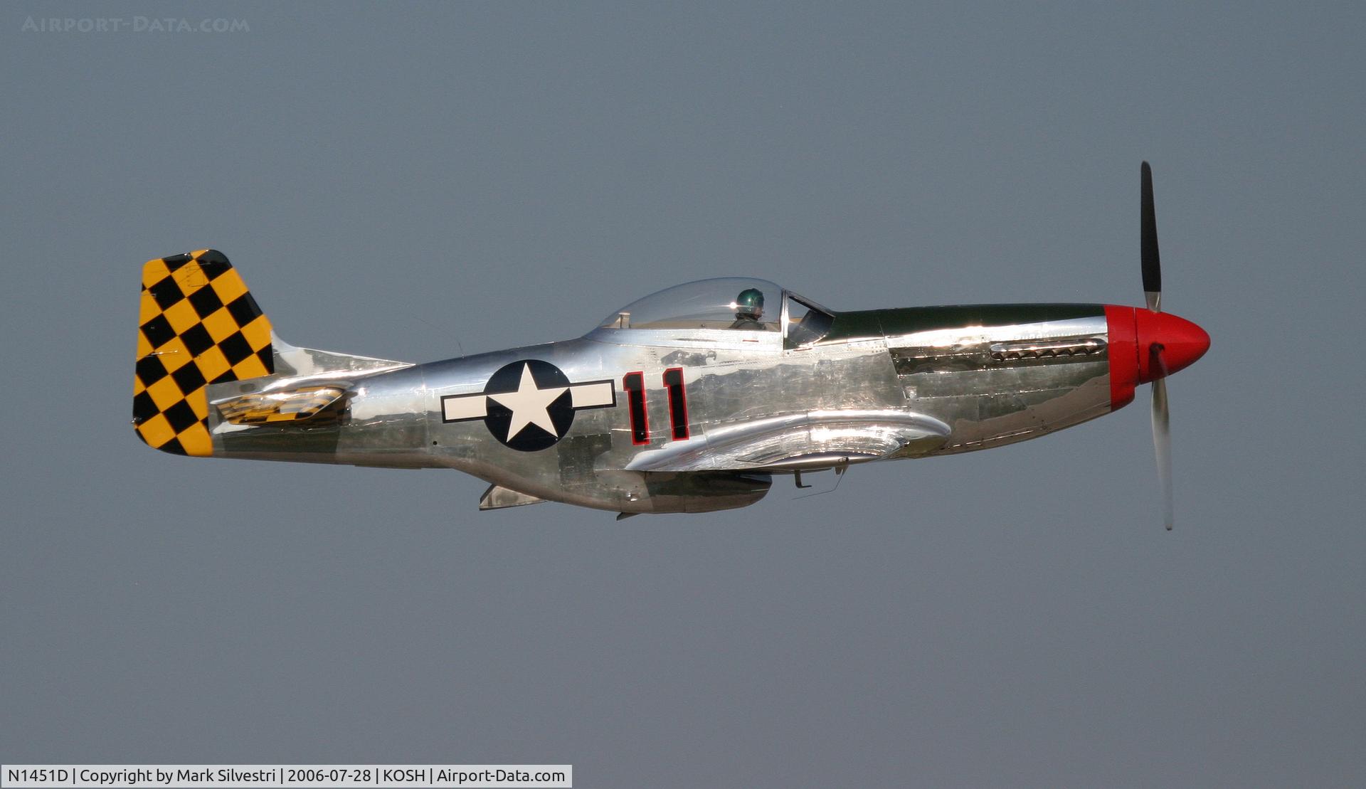 N1451D, 1944 North American P-51D Mustang C/N 44-74446A, Oshkosh 2006