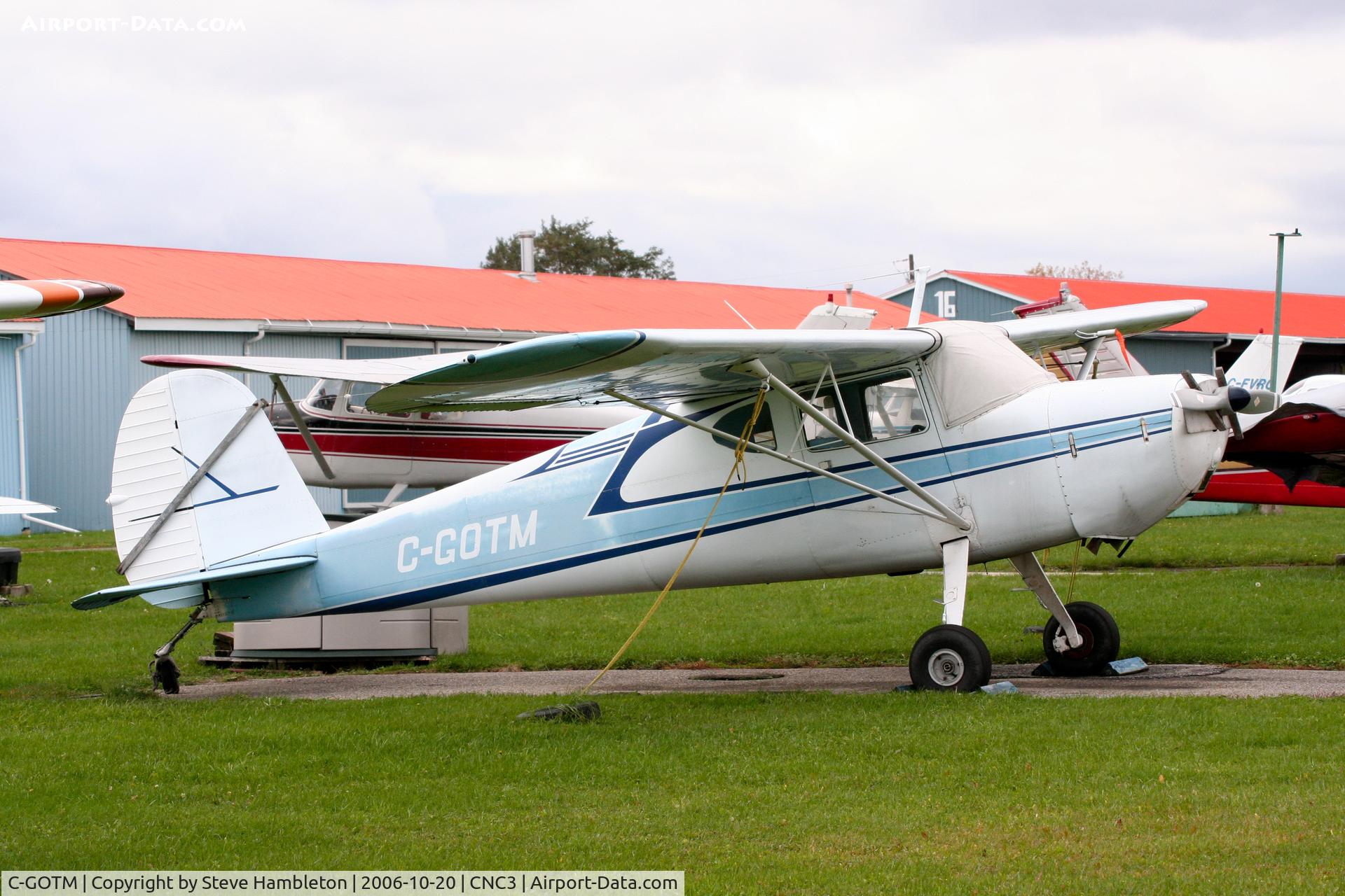 C-GOTM, 1946 Cessna 120 C/N 9222, At Brampton, Ontario