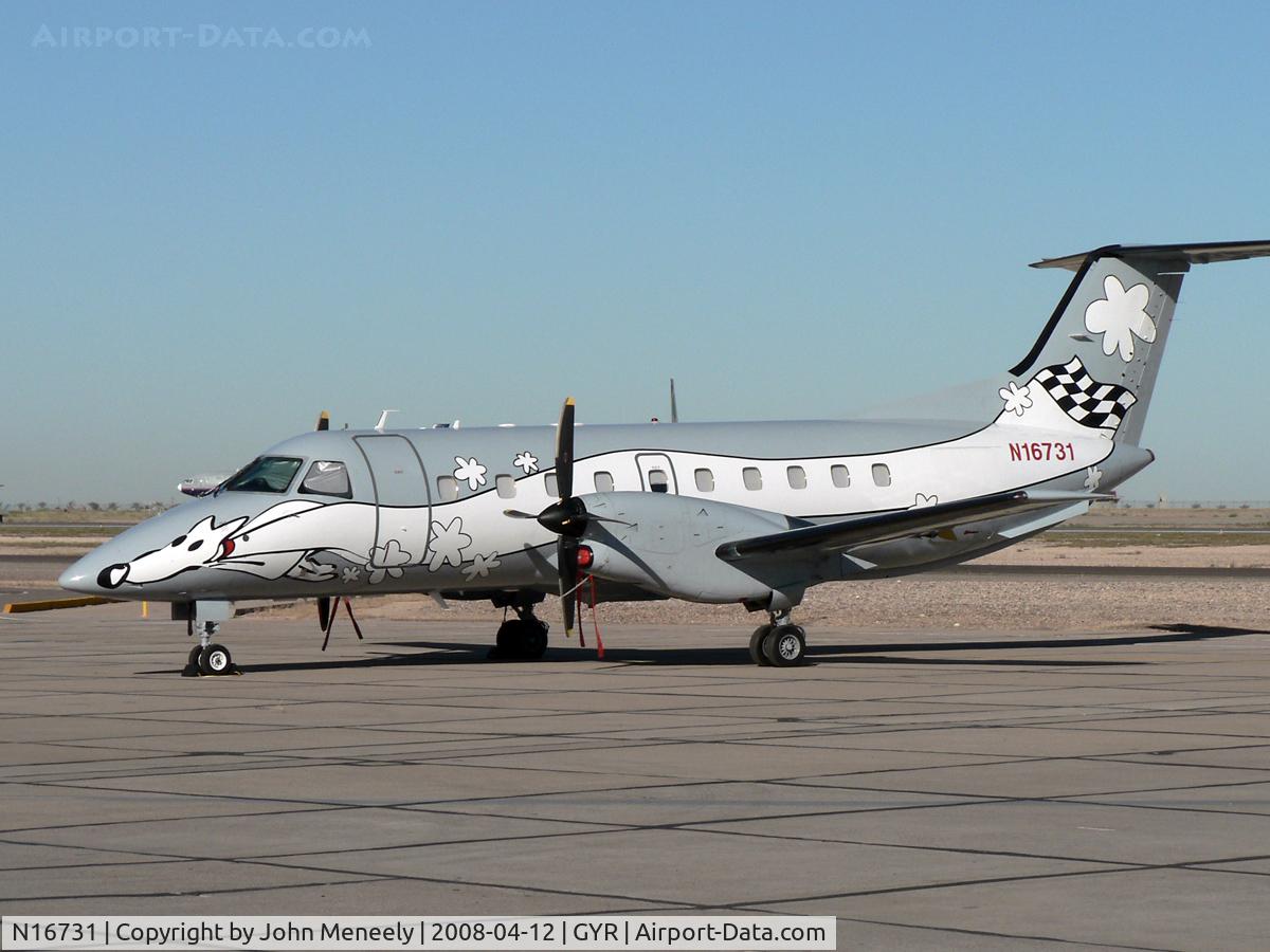 N16731, 1990 Embraer EMB-120ER Brasilia C/N 120.190, Operated by MWR Racing (Michael Waltrip)
