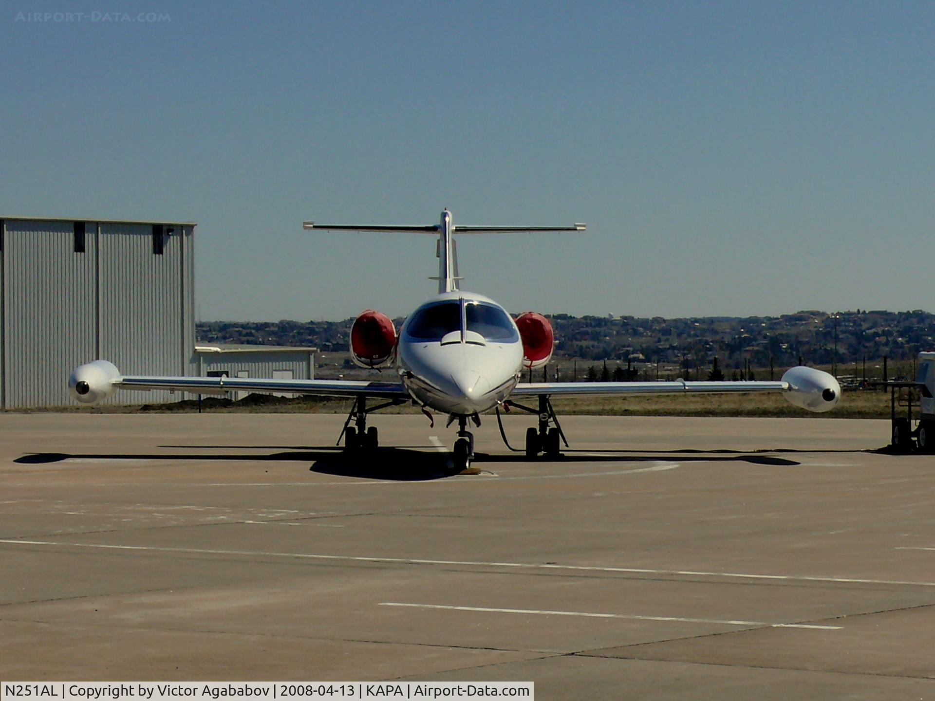 N251AL, Gates Learjet 25D C/N 25D-313, Lifeguard jet is at rest @ Centennial
