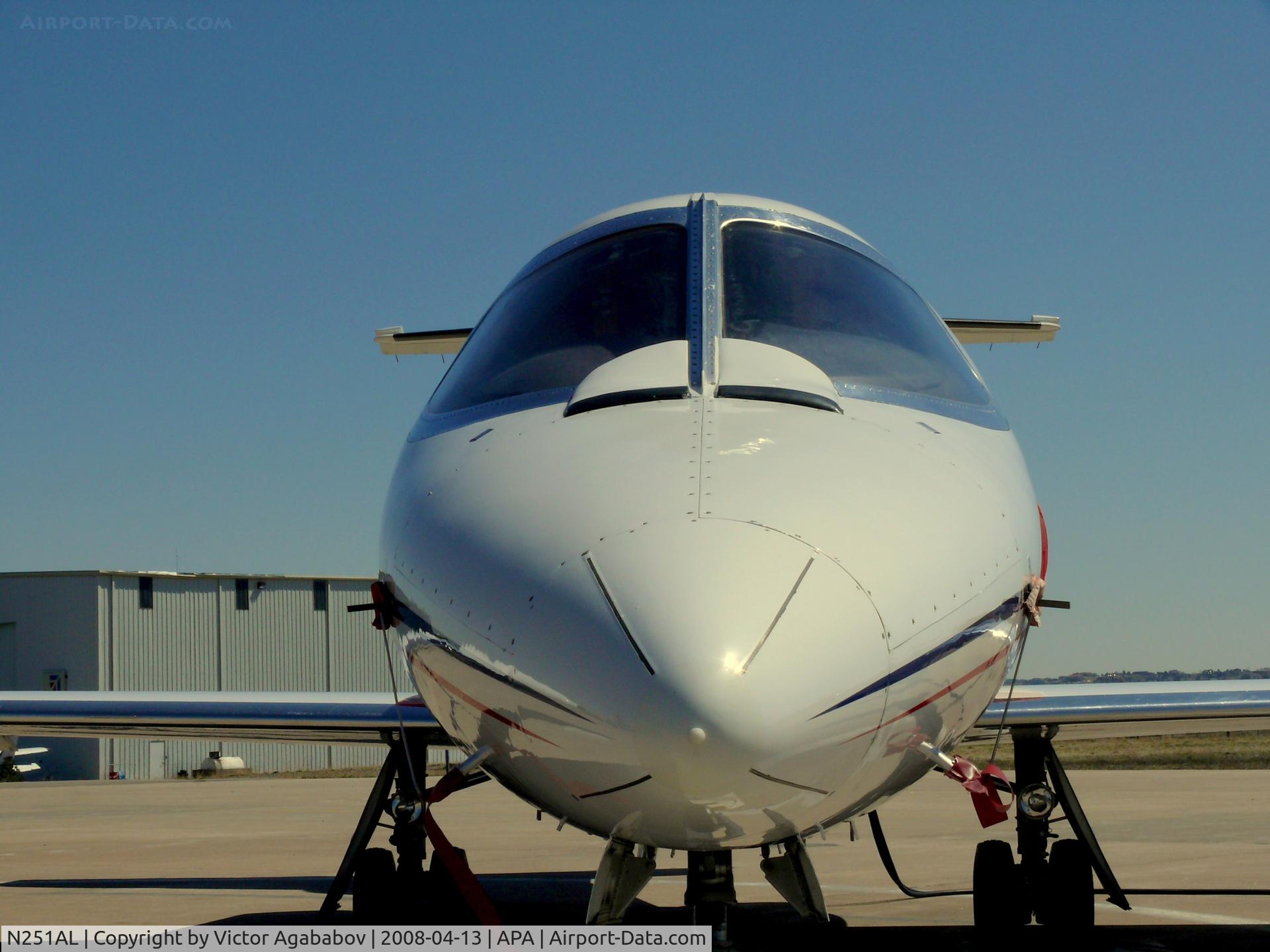 N251AL, Gates Learjet 25D C/N 25D-313, Lifeguard jet is at rest @ Centennial