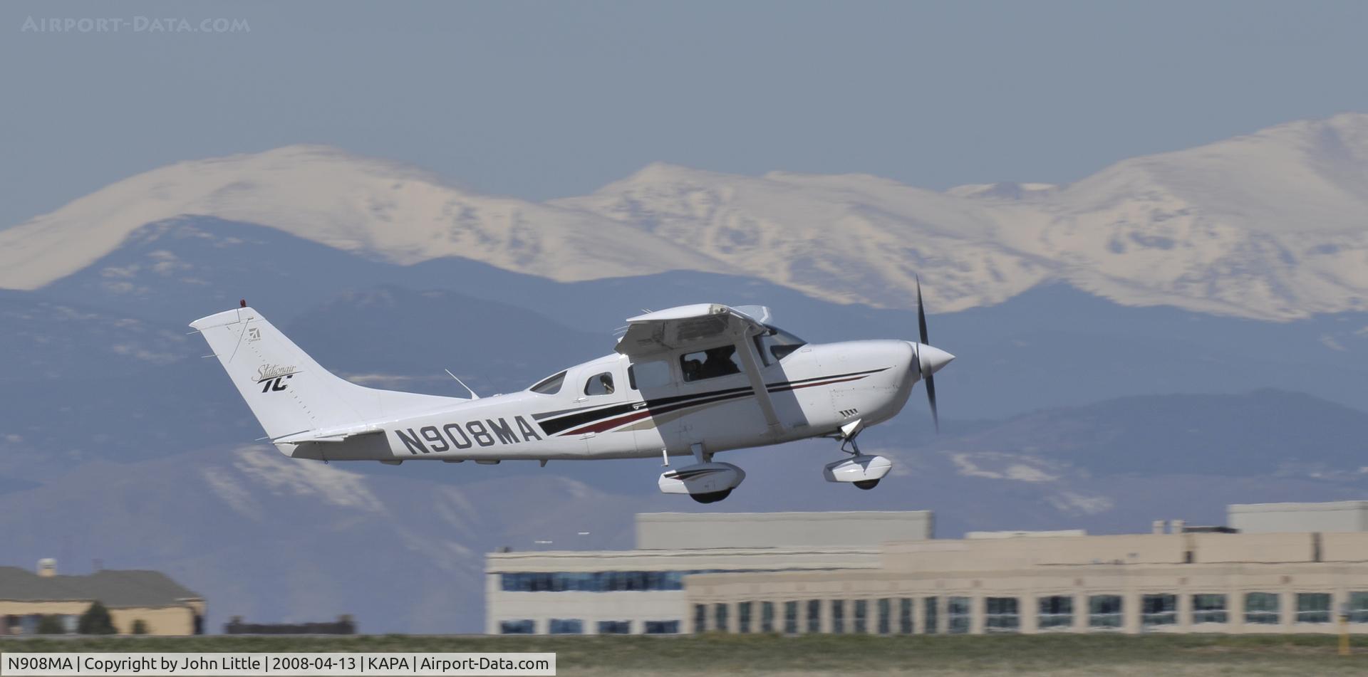 N908MA, 1999 Cessna T206H Turbo Stationair C/N T20608093, Take-off 35R