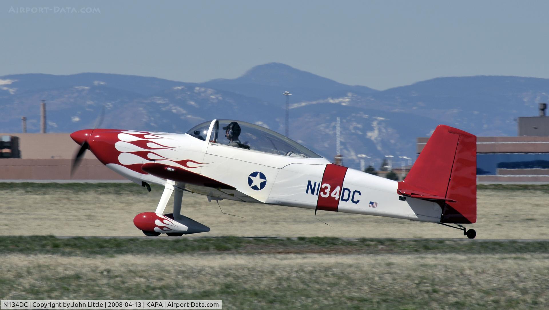 N134DC, 2003 Vans RV-8 C/N 8-1116, Taxi for take-off
