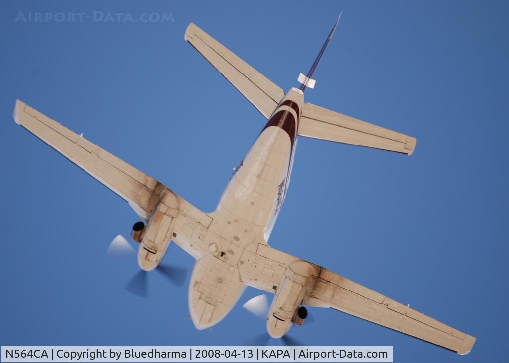 N564CA, 1978 Beech B100 King Air C/N BE-58, Takeoff from 35R.
