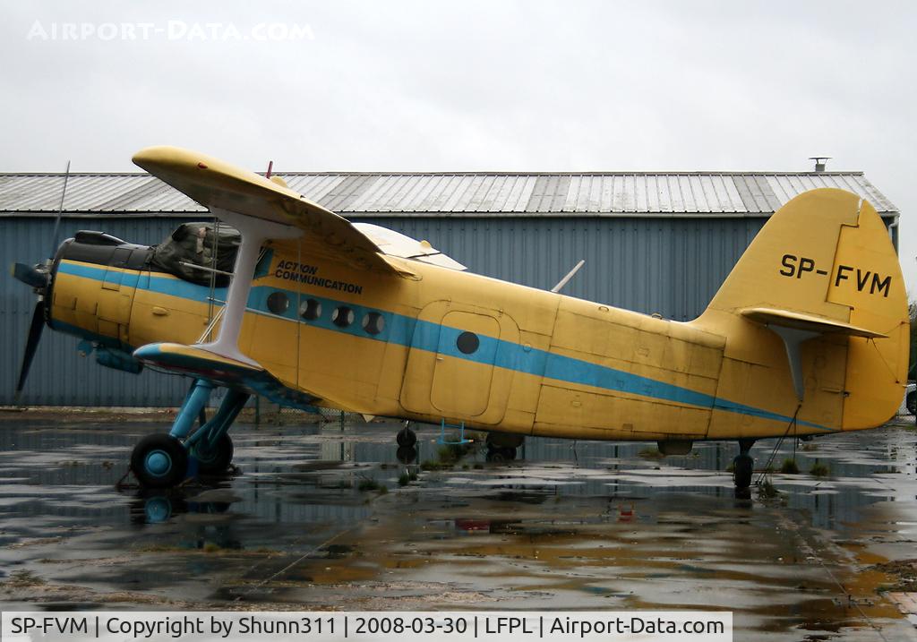 SP-FVM, Antonov An-2 C/N 1G188-35, Parked at LFPL...