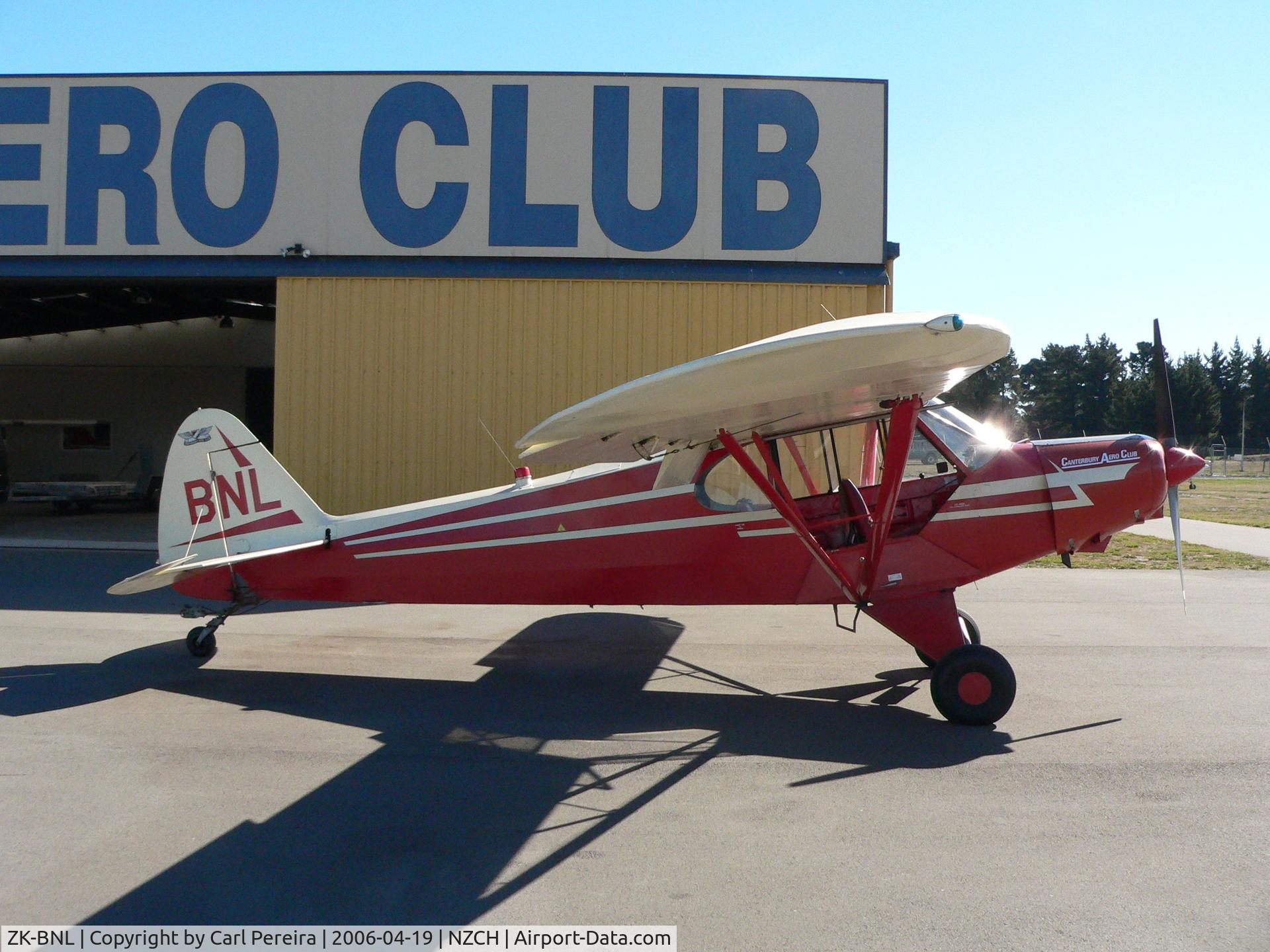 ZK-BNL, Piper PA-18-150 Super Cub C/N 18-5152, One owner from new, Cantebury Aero Club