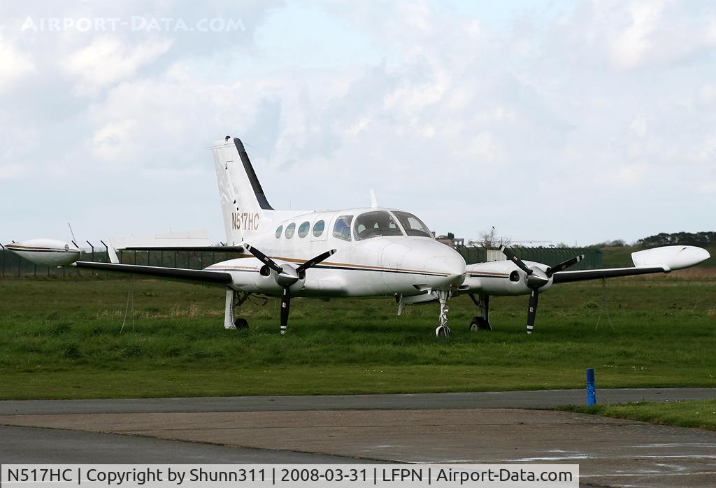 N517HC, 1970 Cessna 401B C/N 401B0048, Parked in the grass after maintenance...