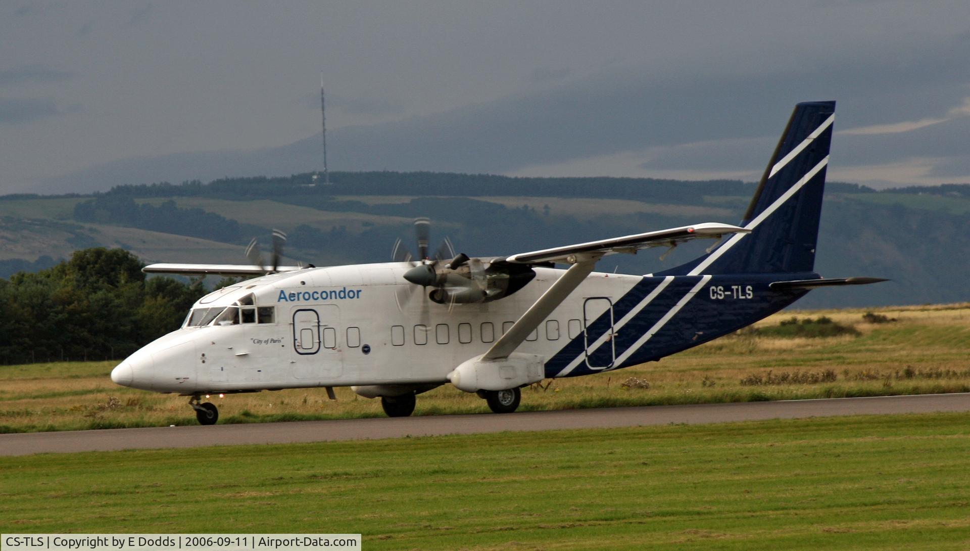 CS-TLS, 1988 Short 360 C/N SH.3733, Just landed at Inverness, Scotland