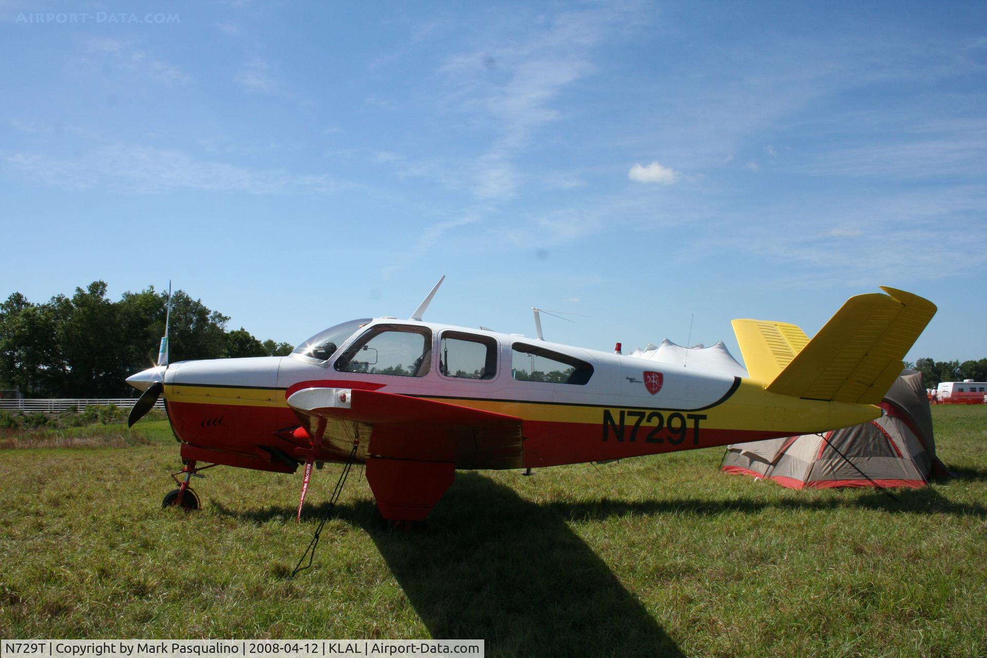 N729T, 1964 Beech S35 Bonanza C/N D-7690, Beech S35