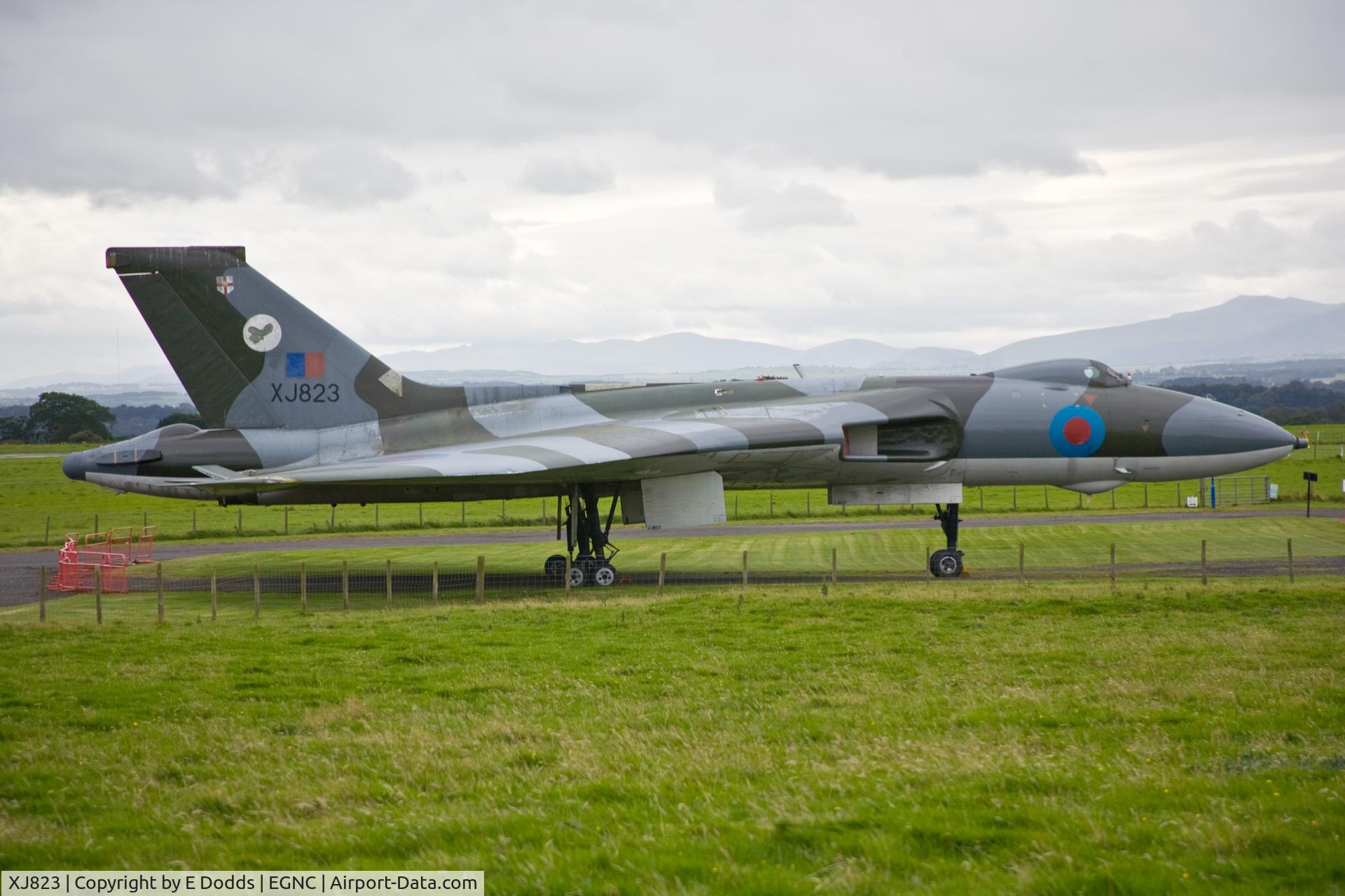 XJ823, 1961 Avro Vulcan B.2A C/N Set 23, Vulcan on display