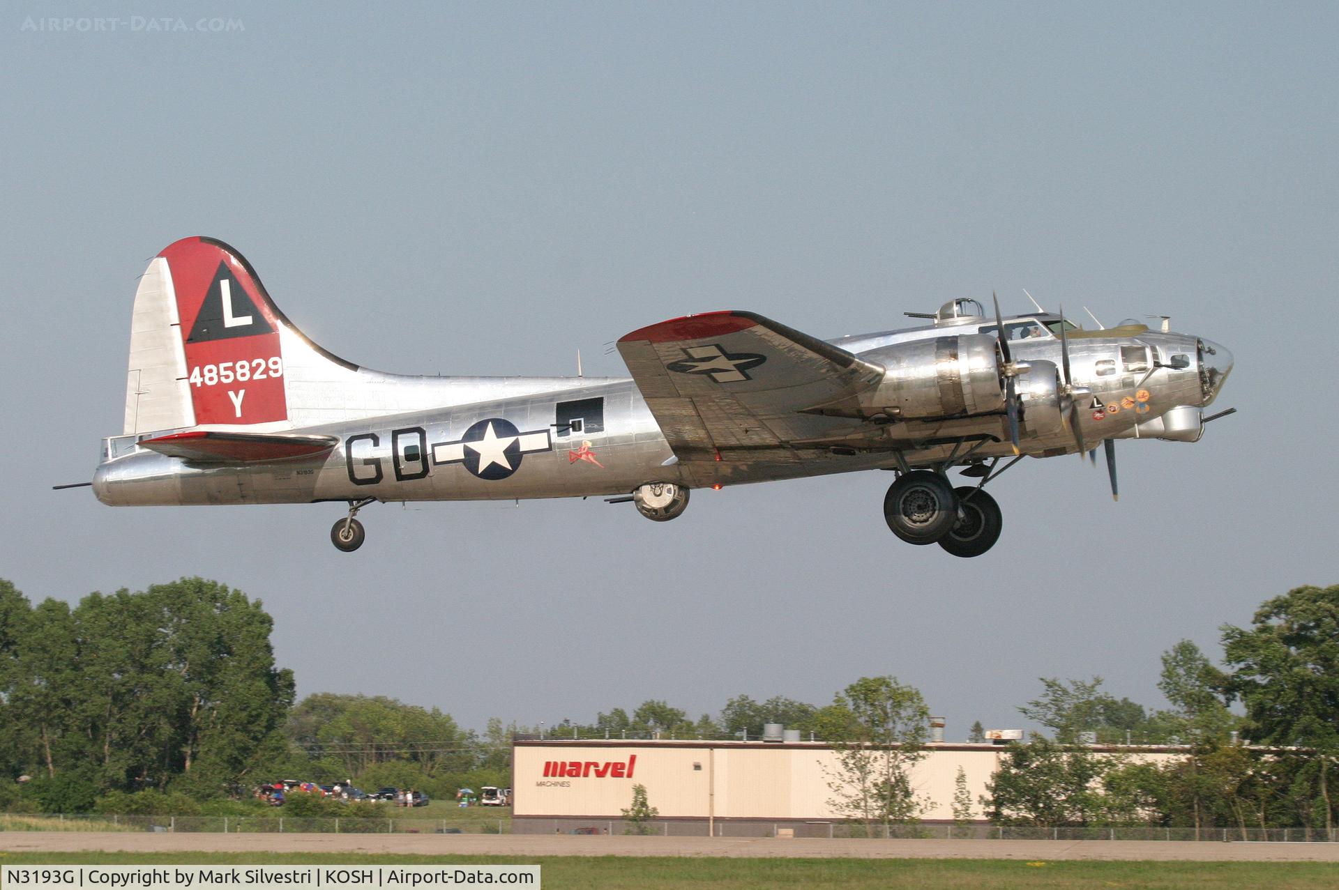 N3193G, 1944 Boeing B-17G Flying Fortress C/N 77255, Oshkosh 2006