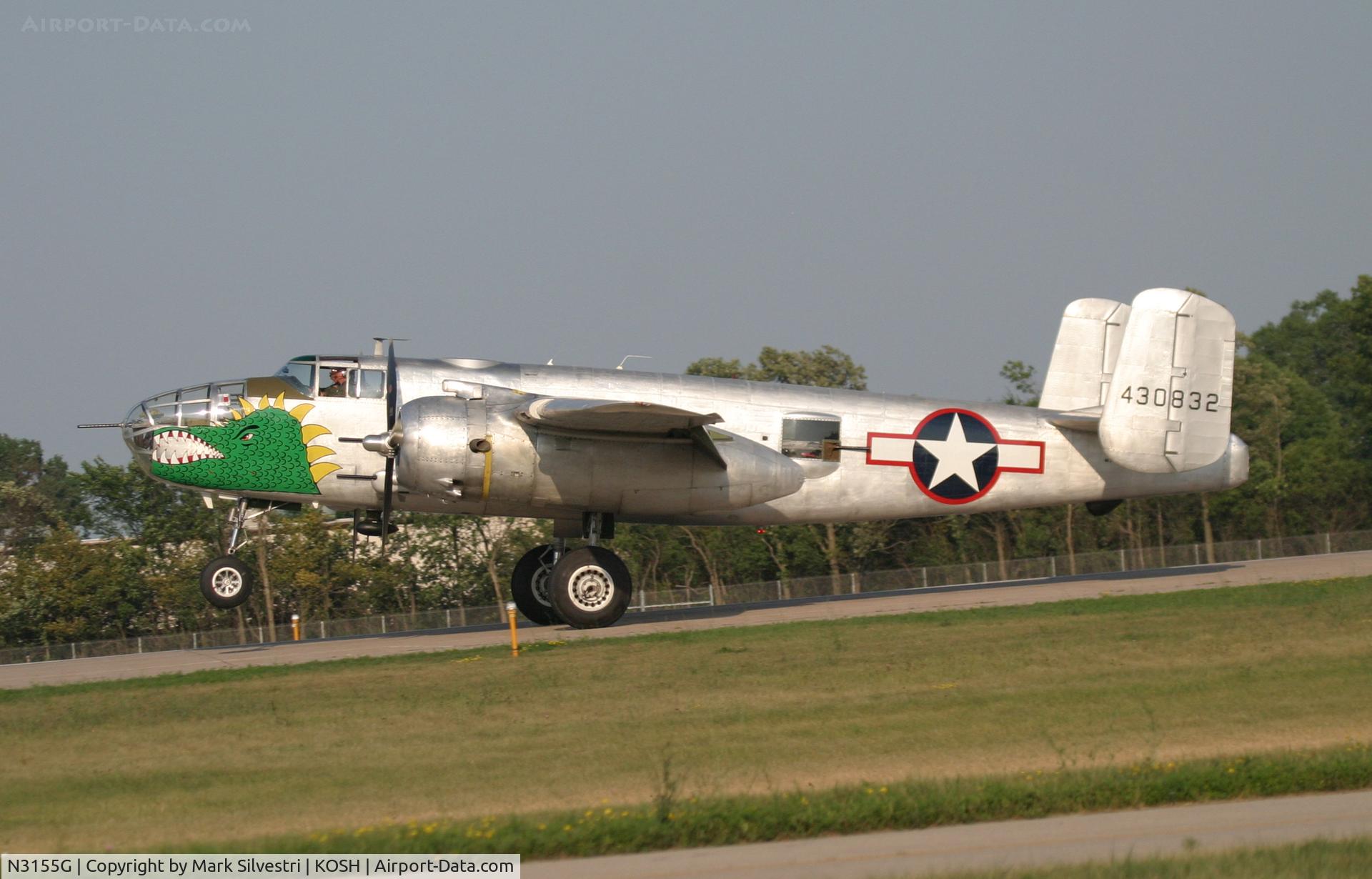 N3155G, North American TB-25N Mitchell C/N 108-34107, Oshkosh 2006