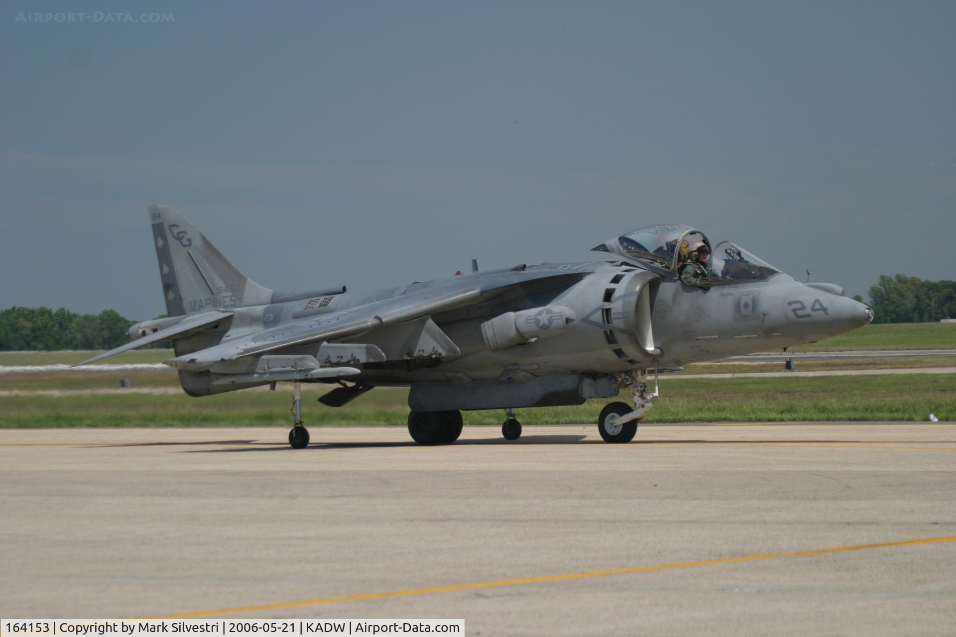 164153, McDonnell Douglas AV-8B Harrier II C/N 226, Andrews AFB 2006