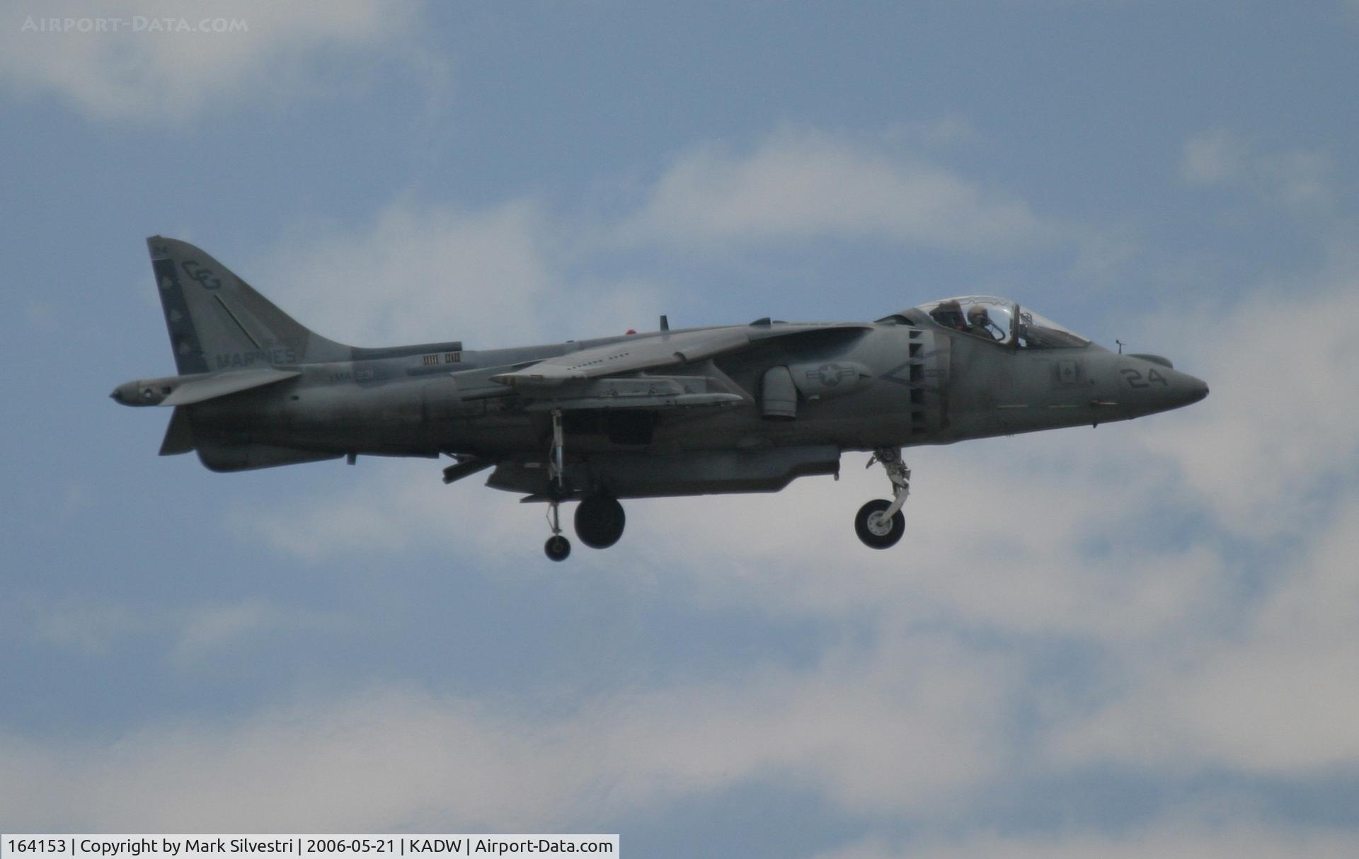 164153, McDonnell Douglas AV-8B Harrier II C/N 226, Andrews AFB 2006
