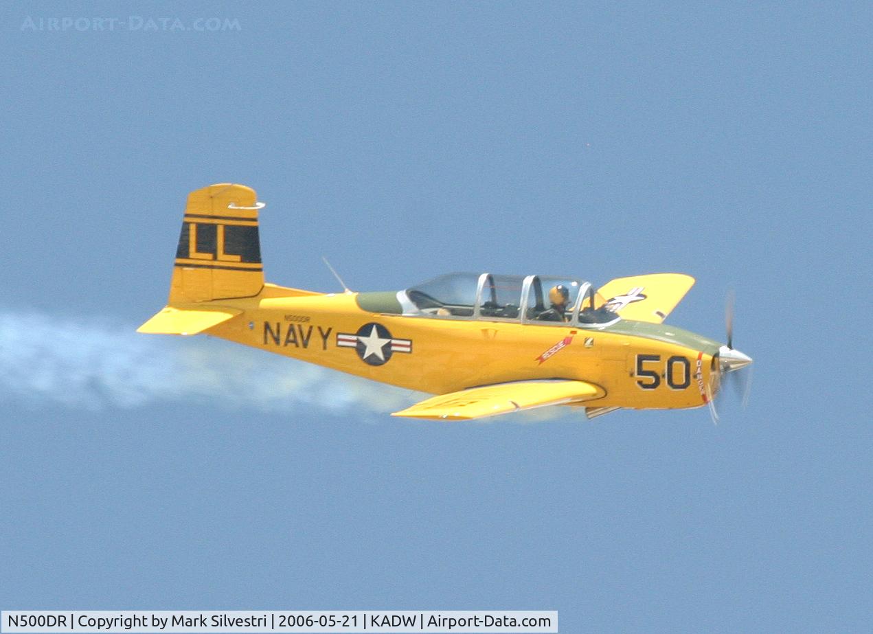 N500DR, 1954 Beech T-34A (A45) Mentor Mentor C/N G-31, Andrews AFB 2006